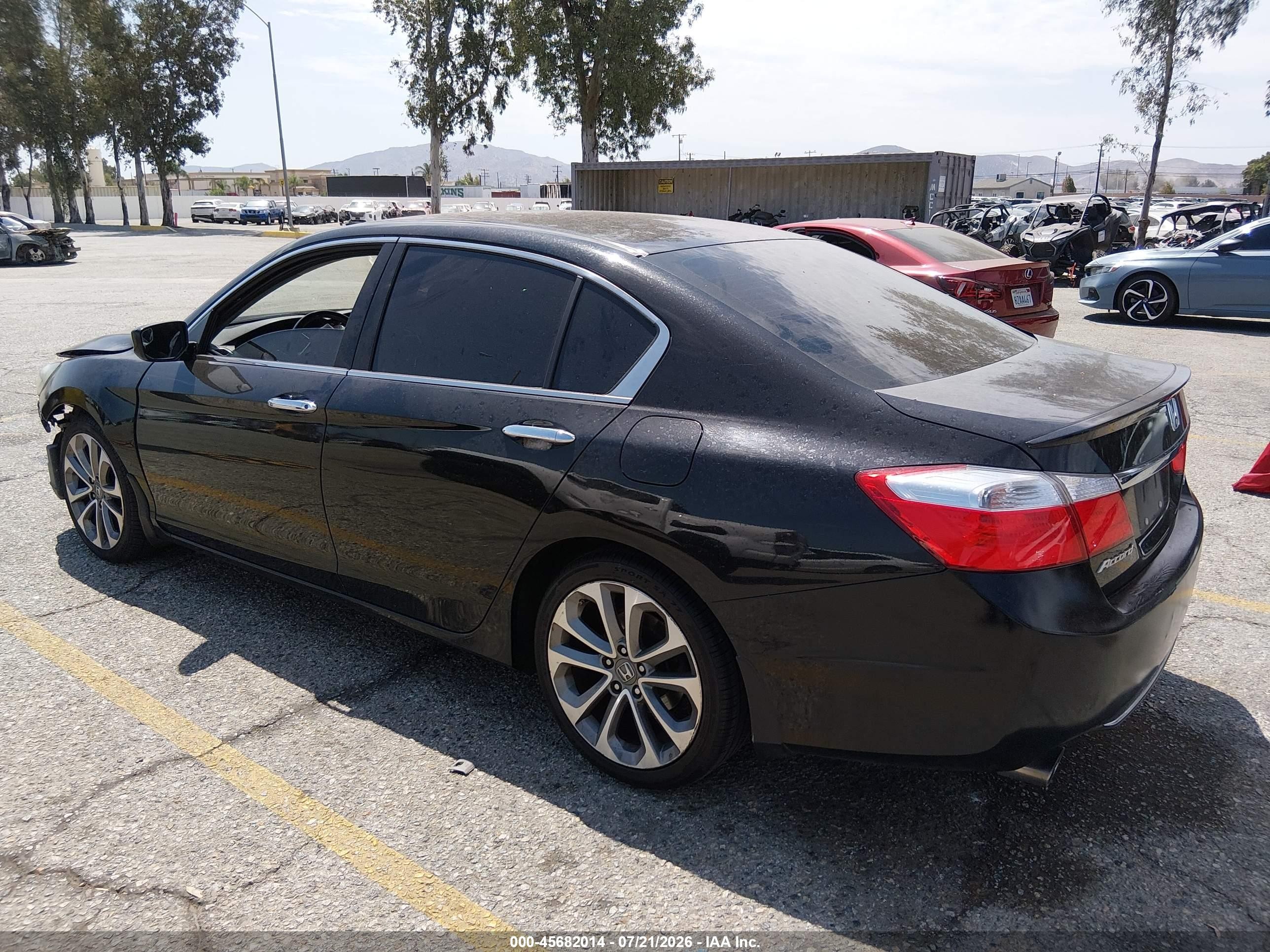 2013 Honda Accord Sport Black vin: 1HGCR2F54DA002644