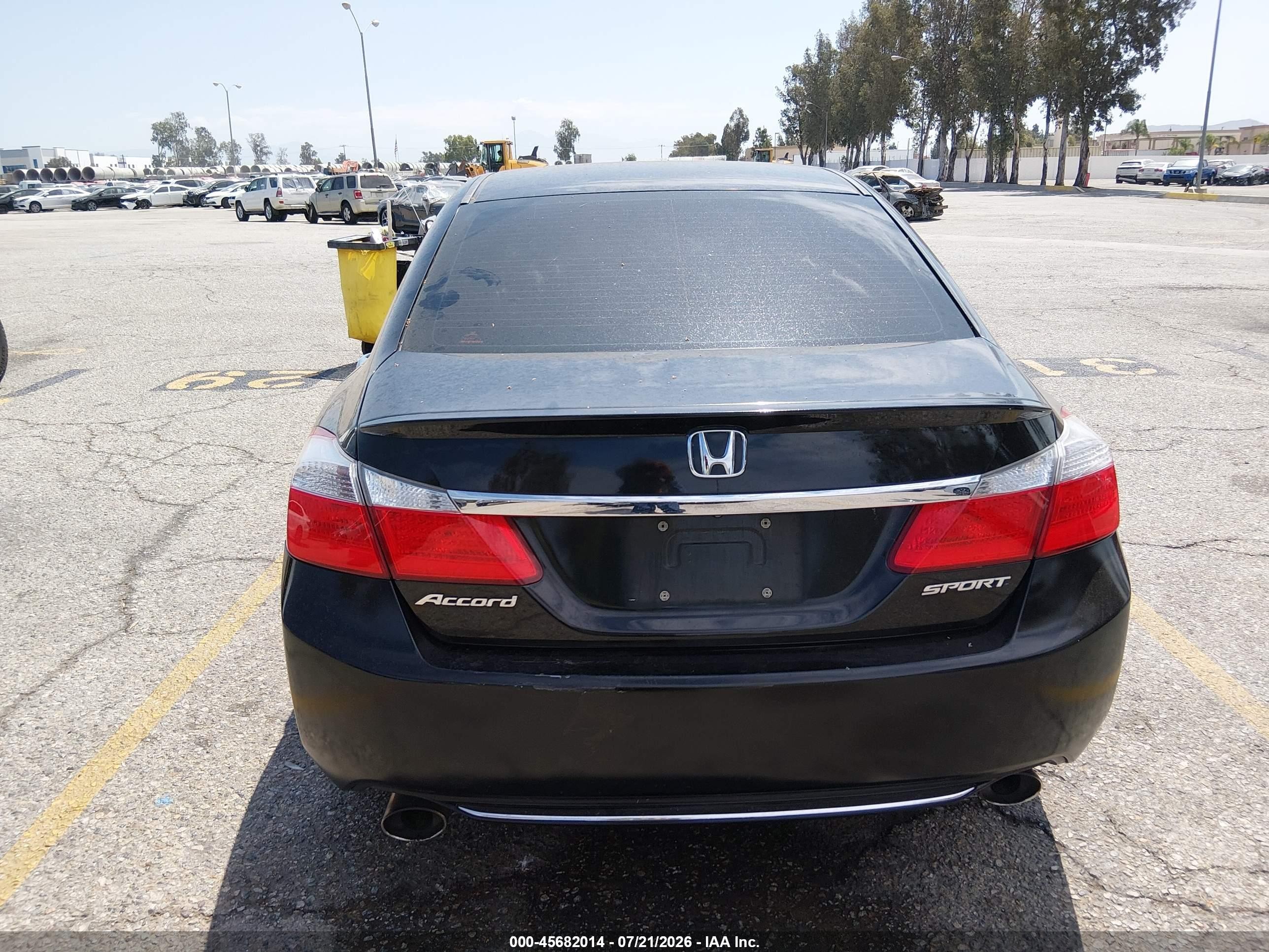 2013 Honda Accord Sport Black vin: 1HGCR2F54DA002644