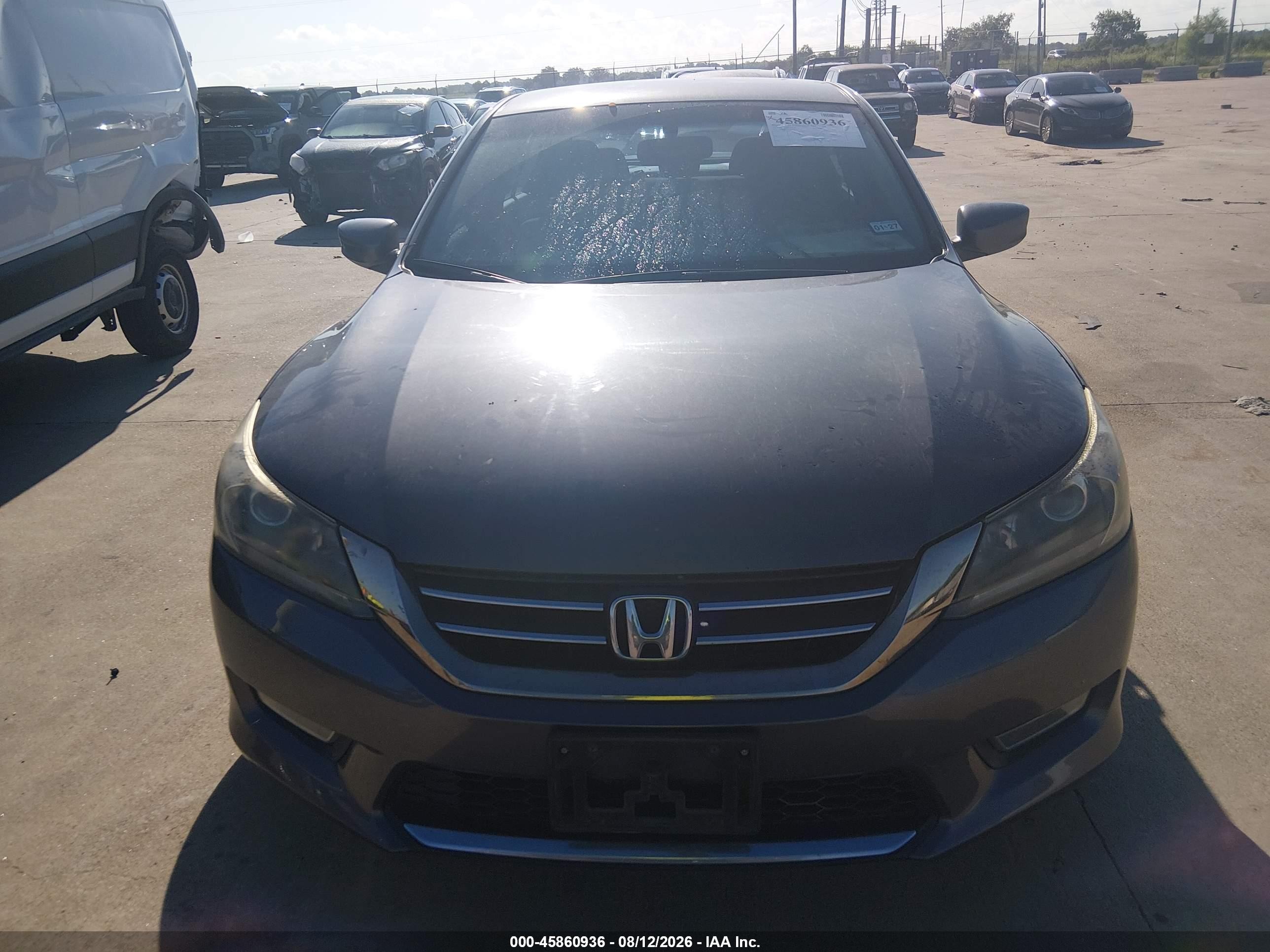 2013 Honda Accord Sport Gray vin: 1HGCR2F54DA026751