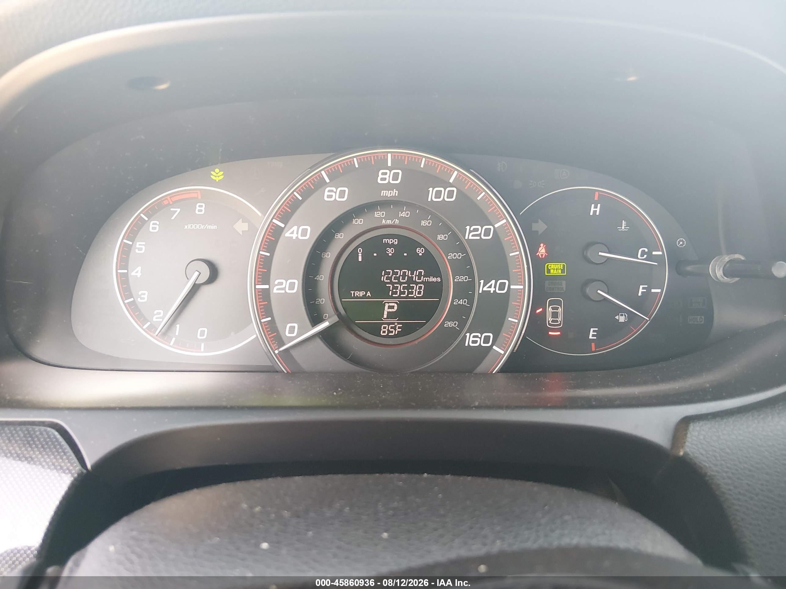 2013 Honda Accord Sport Gray vin: 1HGCR2F54DA026751