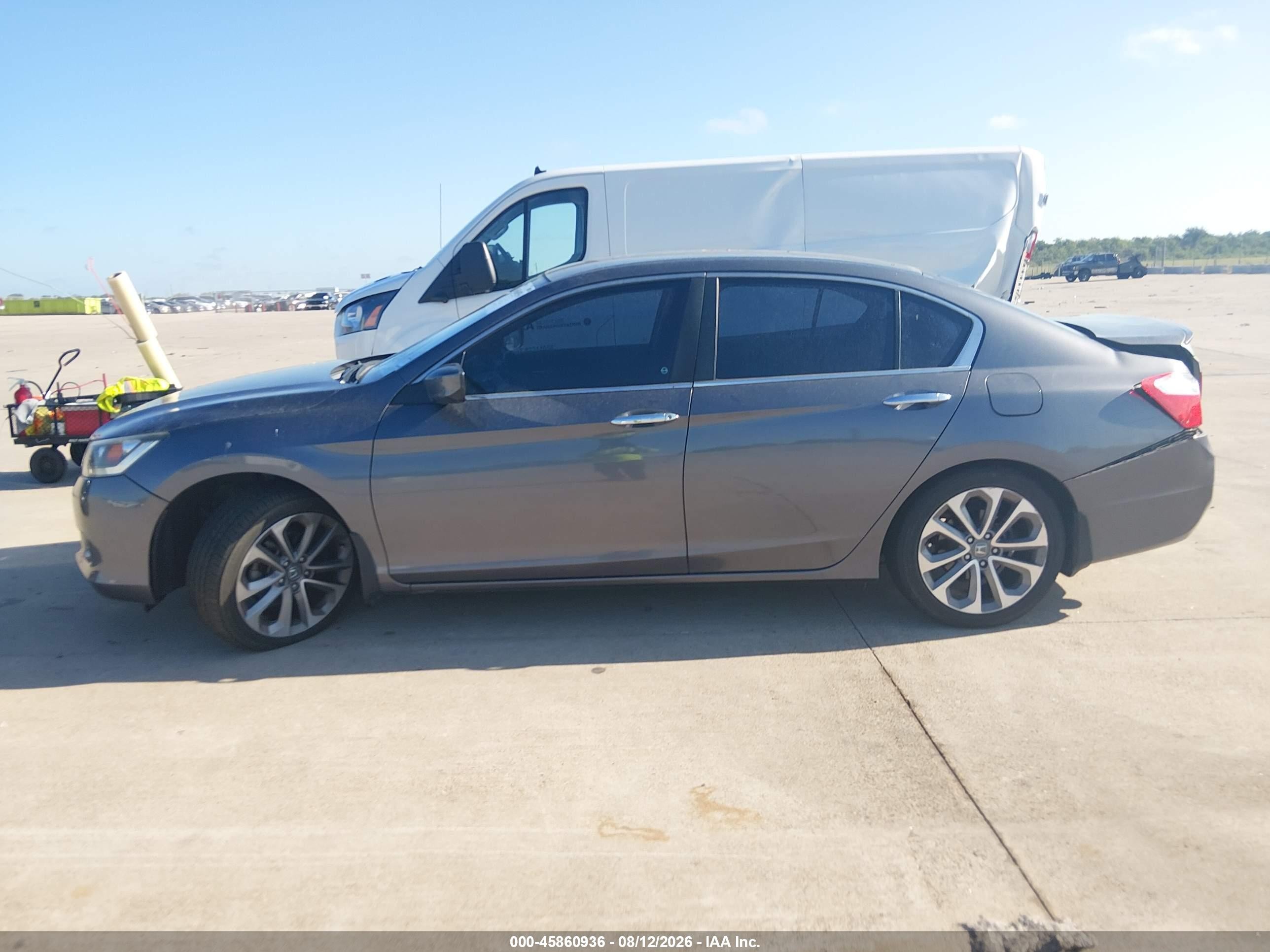 2013 Honda Accord Sport Gray vin: 1HGCR2F54DA026751