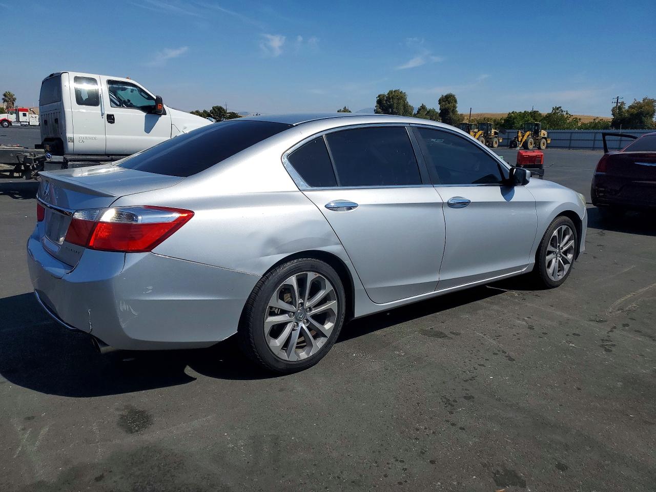 2013 Honda Accord Sport Серебряный vin: 1HGCR2F54DA033067