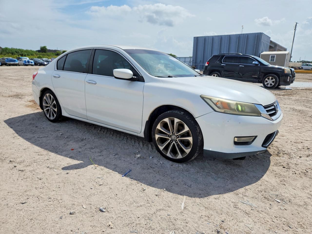 2013 Honda Accord Sport Белый vin: 1HGCR2F54DA040908