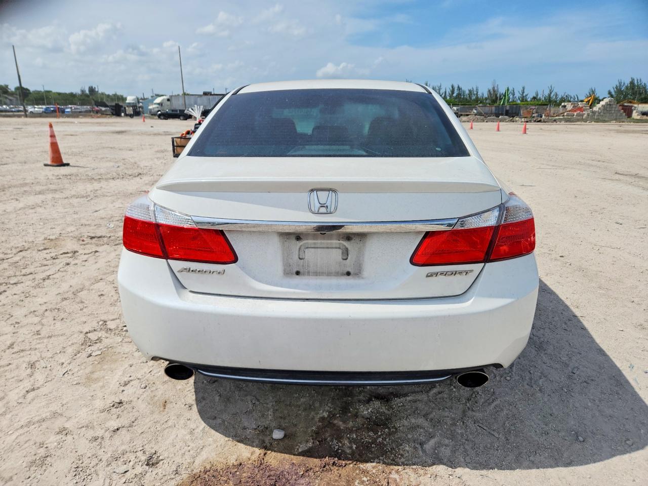 2013 Honda Accord Sport Белый vin: 1HGCR2F54DA040908