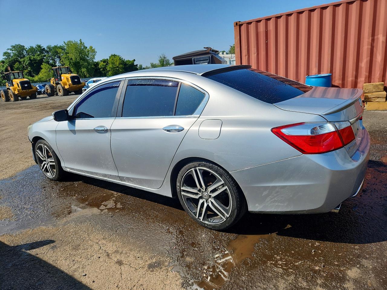 2013 Honda Accord Sport Silver vin: 1HGCR2F54DA061273