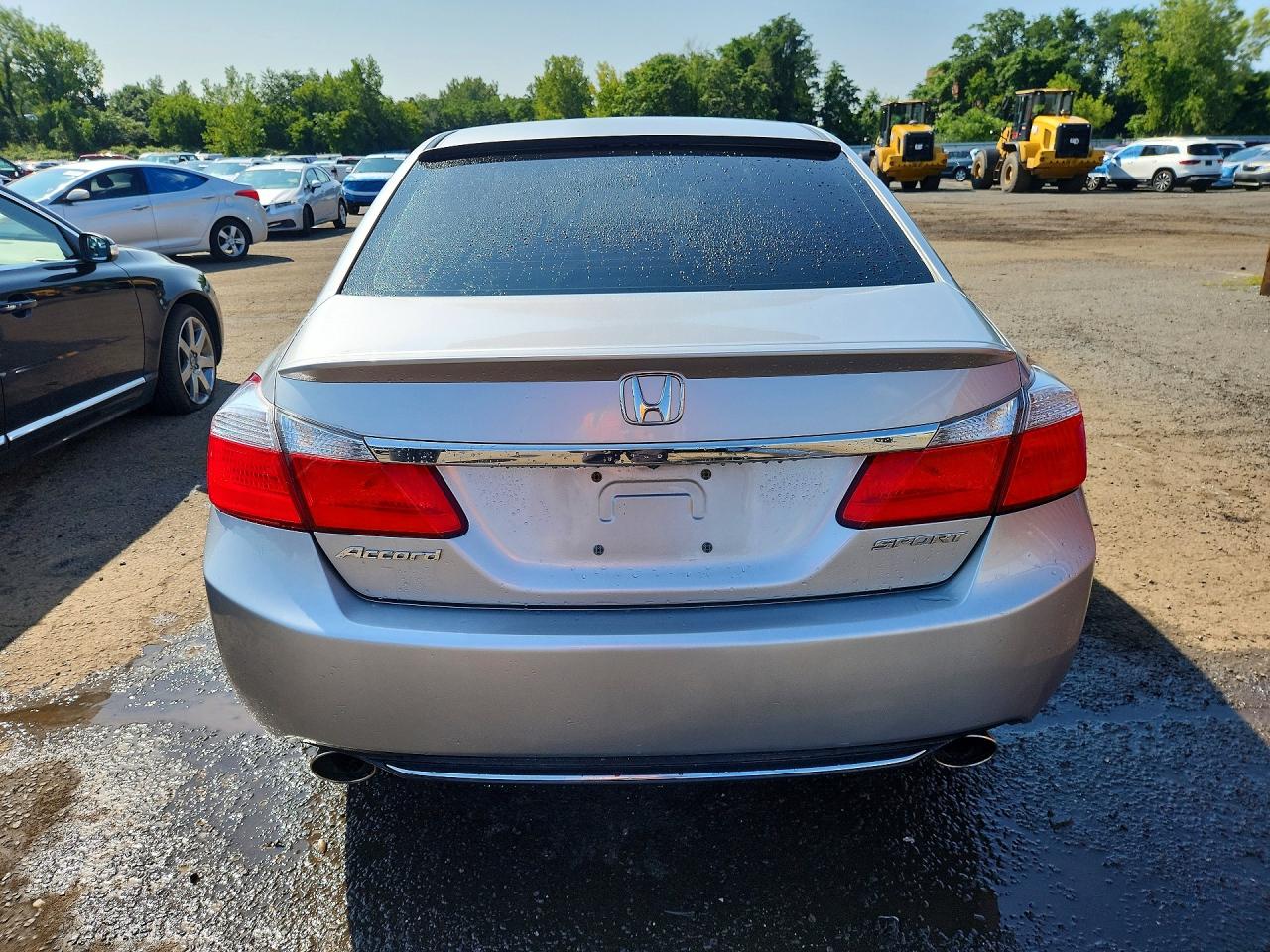 2013 Honda Accord Sport Silver vin: 1HGCR2F54DA061273