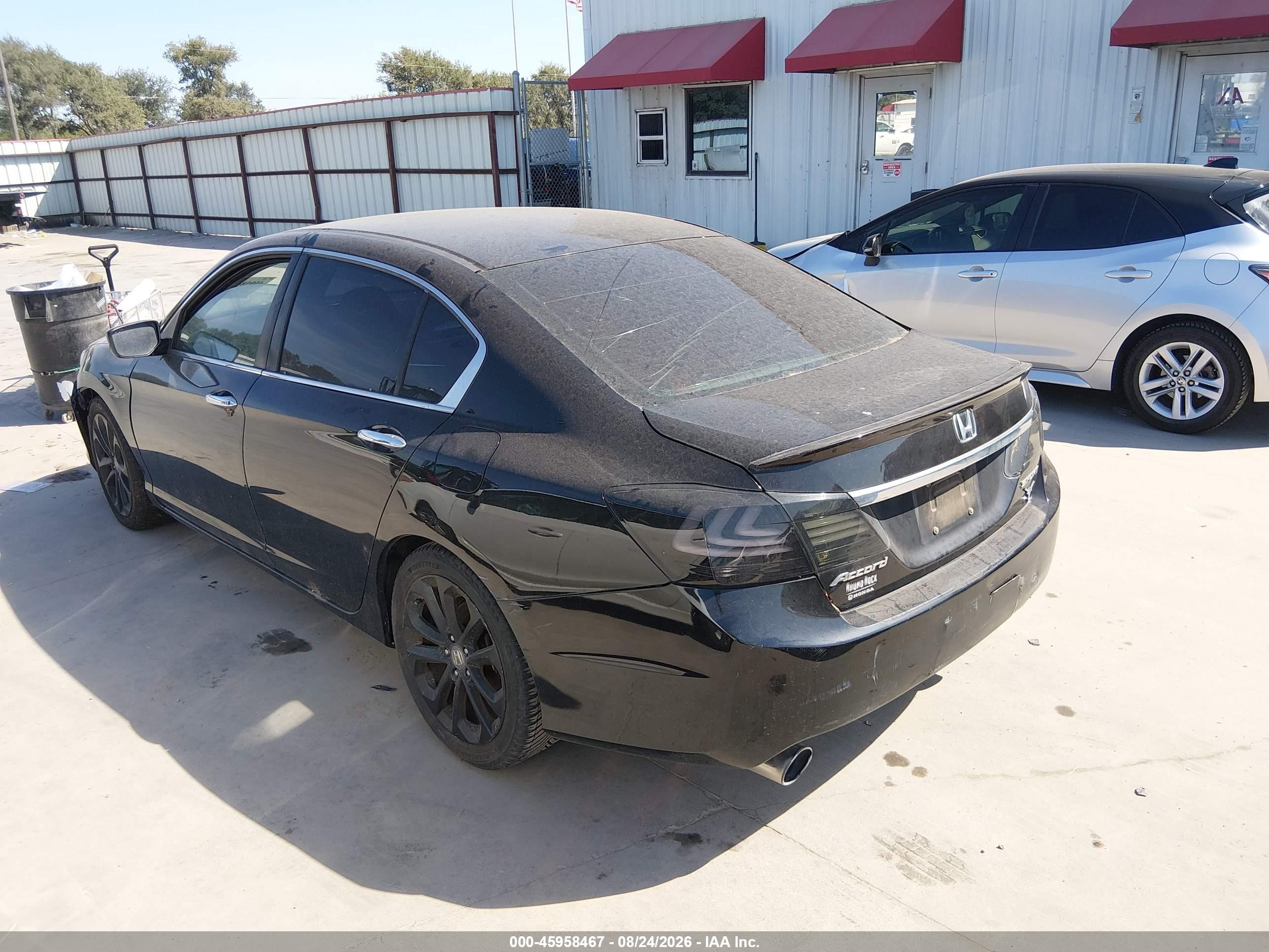 2013 Honda Accord Sport Black vin: 1HGCR2F54DA077022