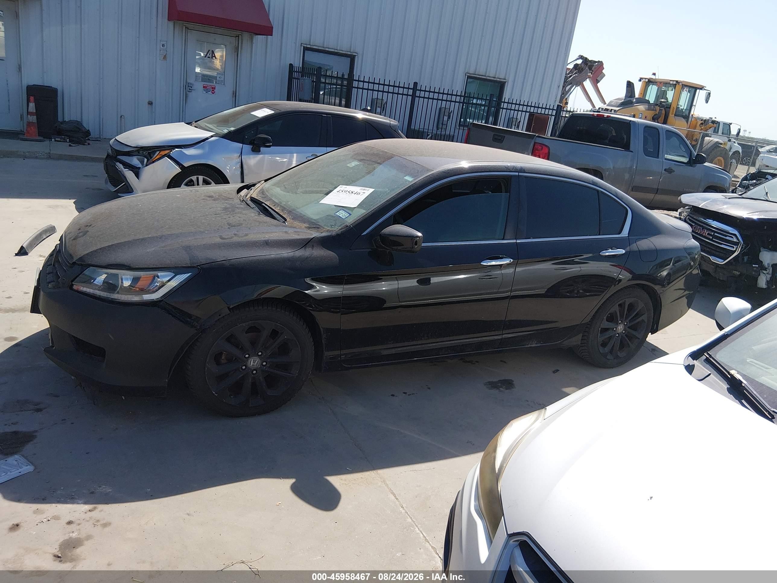 2013 Honda Accord Sport Black vin: 1HGCR2F54DA077022