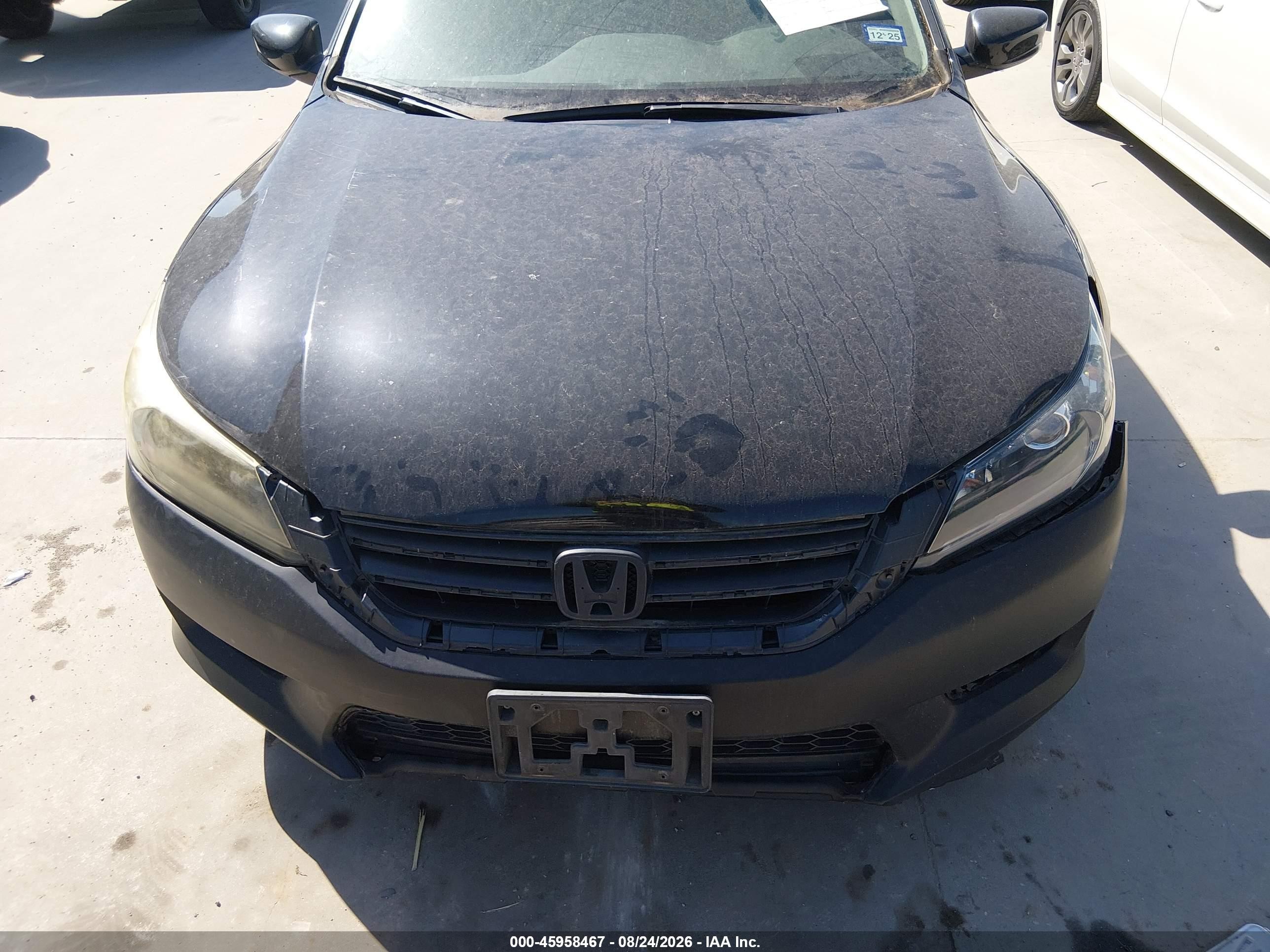 2013 Honda Accord Sport Black vin: 1HGCR2F54DA077022