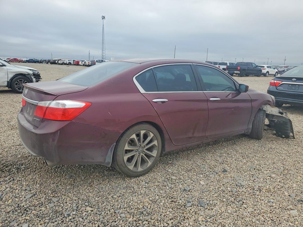 2013 Honda Accord Sport Бордовый vin: 1HGCR2F54DA083693