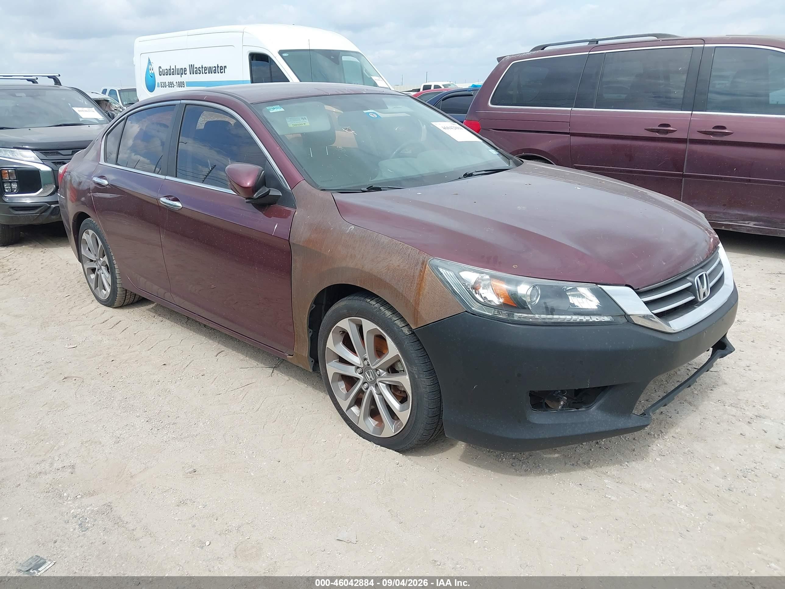 2013 Honda Accord Sport Beige vin: 1HGCR2F54DA099277