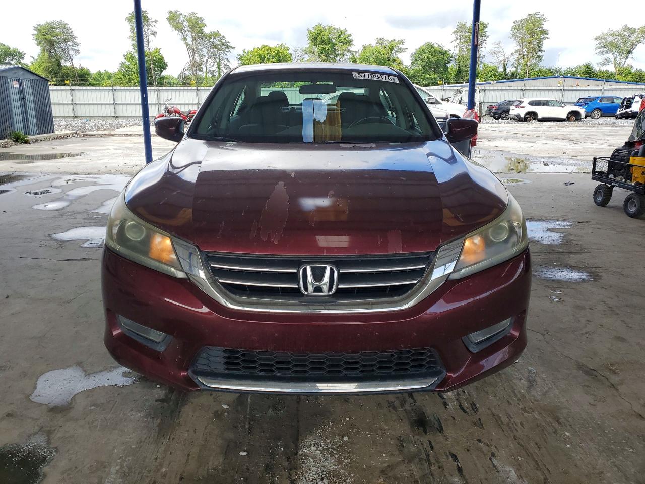 2013 Honda Accord Sport Maroon vin: 1HGCR2F54DA103358
