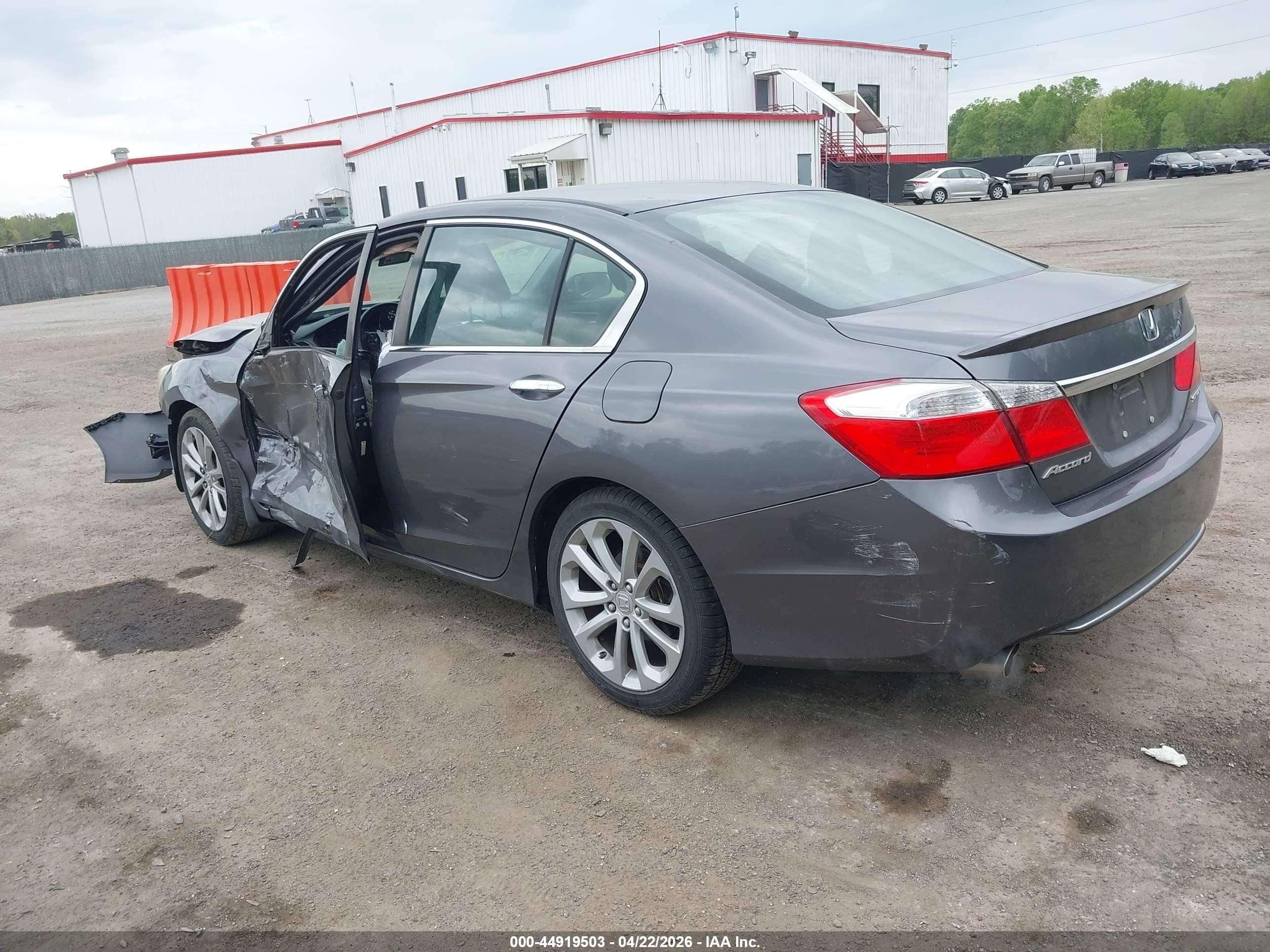 2013 Honda Accord Sport Gray vin: 1HGCR2F54DA117289