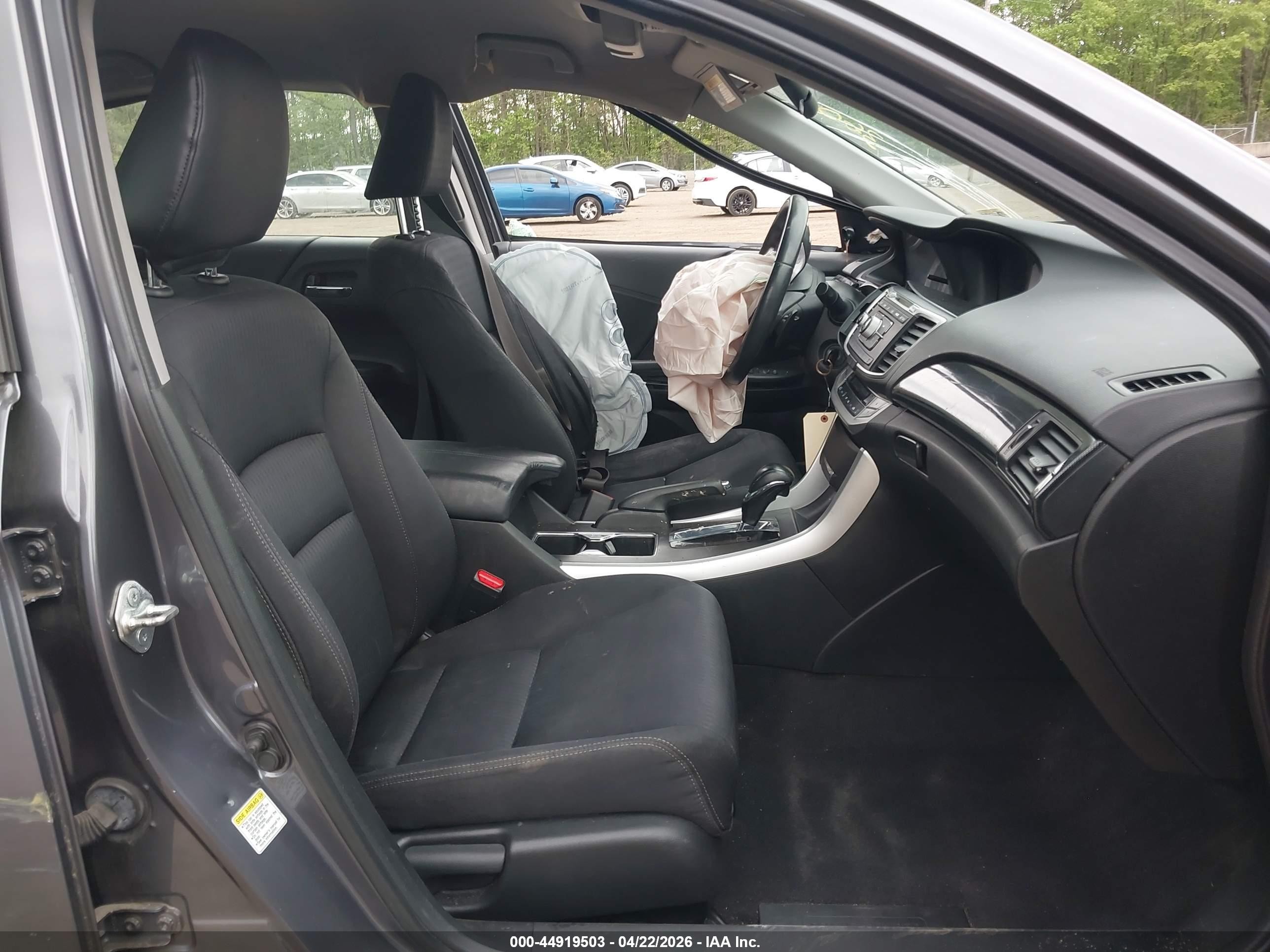 2013 Honda Accord Sport Gray vin: 1HGCR2F54DA117289