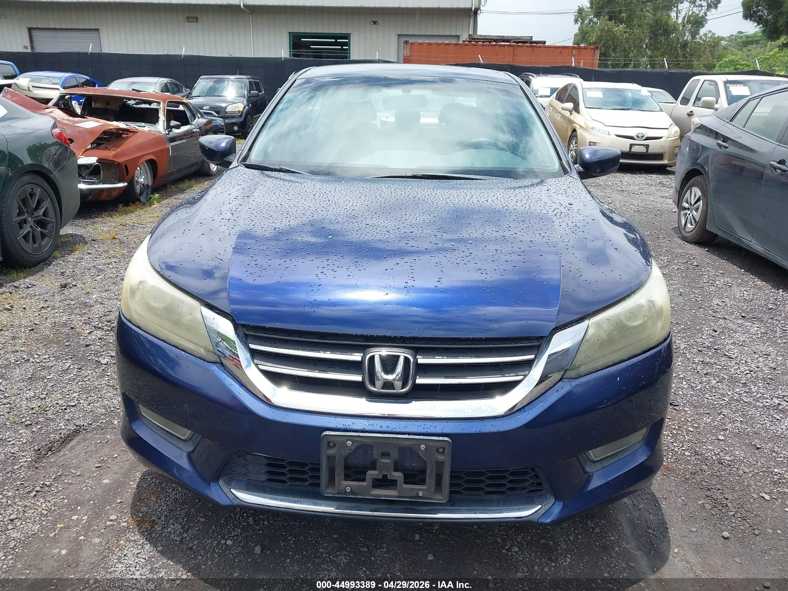 2013 Honda Accord Sport Blue vin: 1HGCR2F54DA158215
