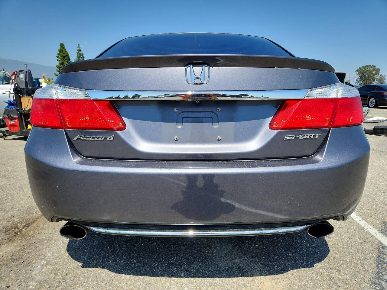 2013 Honda Accord Sport Gray vin: 1HGCR2F54DA164869