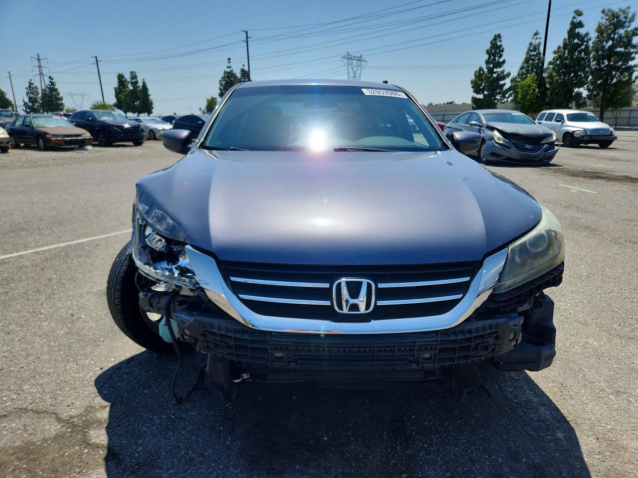 2013 Honda Accord Sport Gray vin: 1HGCR2F54DA164869