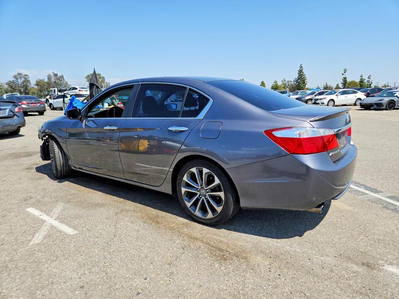 2013 Honda Accord Sport Gray vin: 1HGCR2F54DA164869