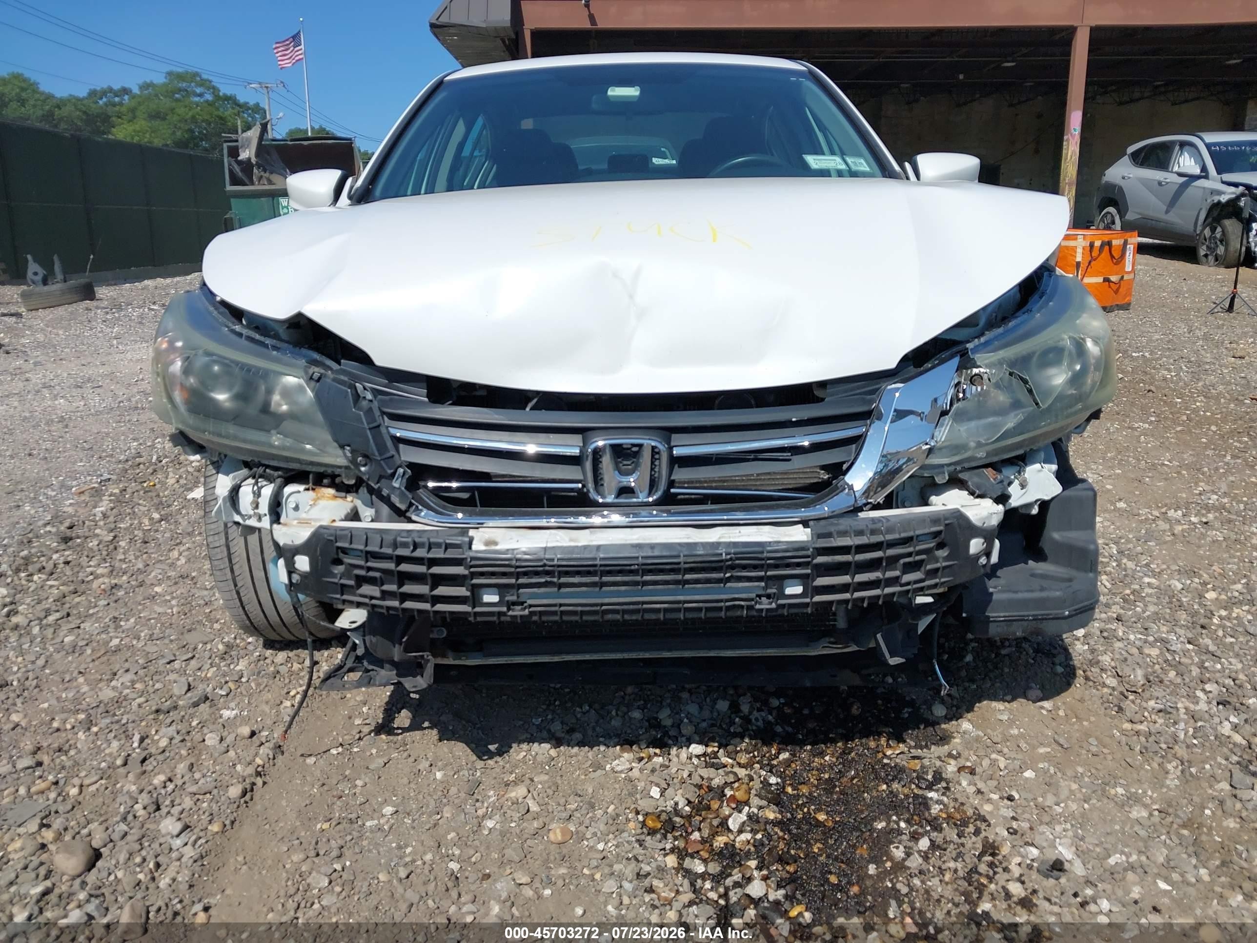 2013 Honda Accord Sport Белый vin: 1HGCR2F54DA248044