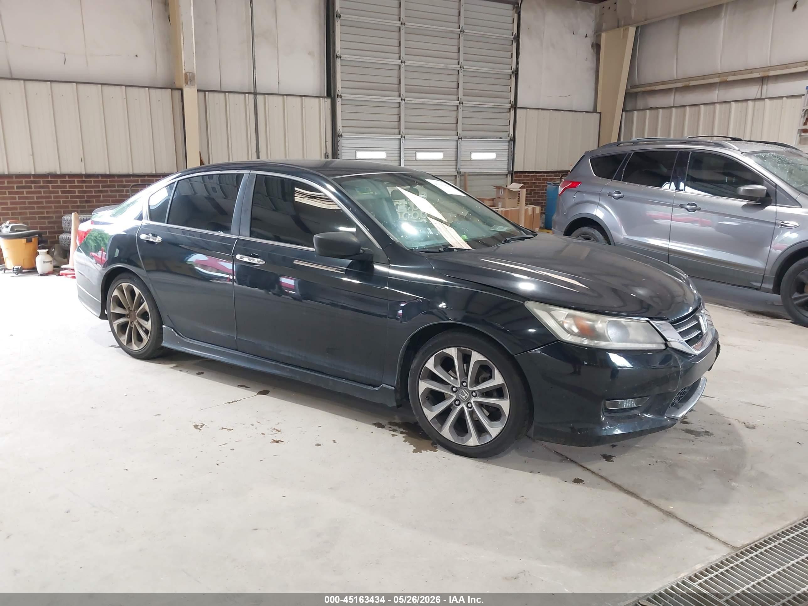2013 Honda Accord Sport Black vin: 1HGCR2F54DA248562