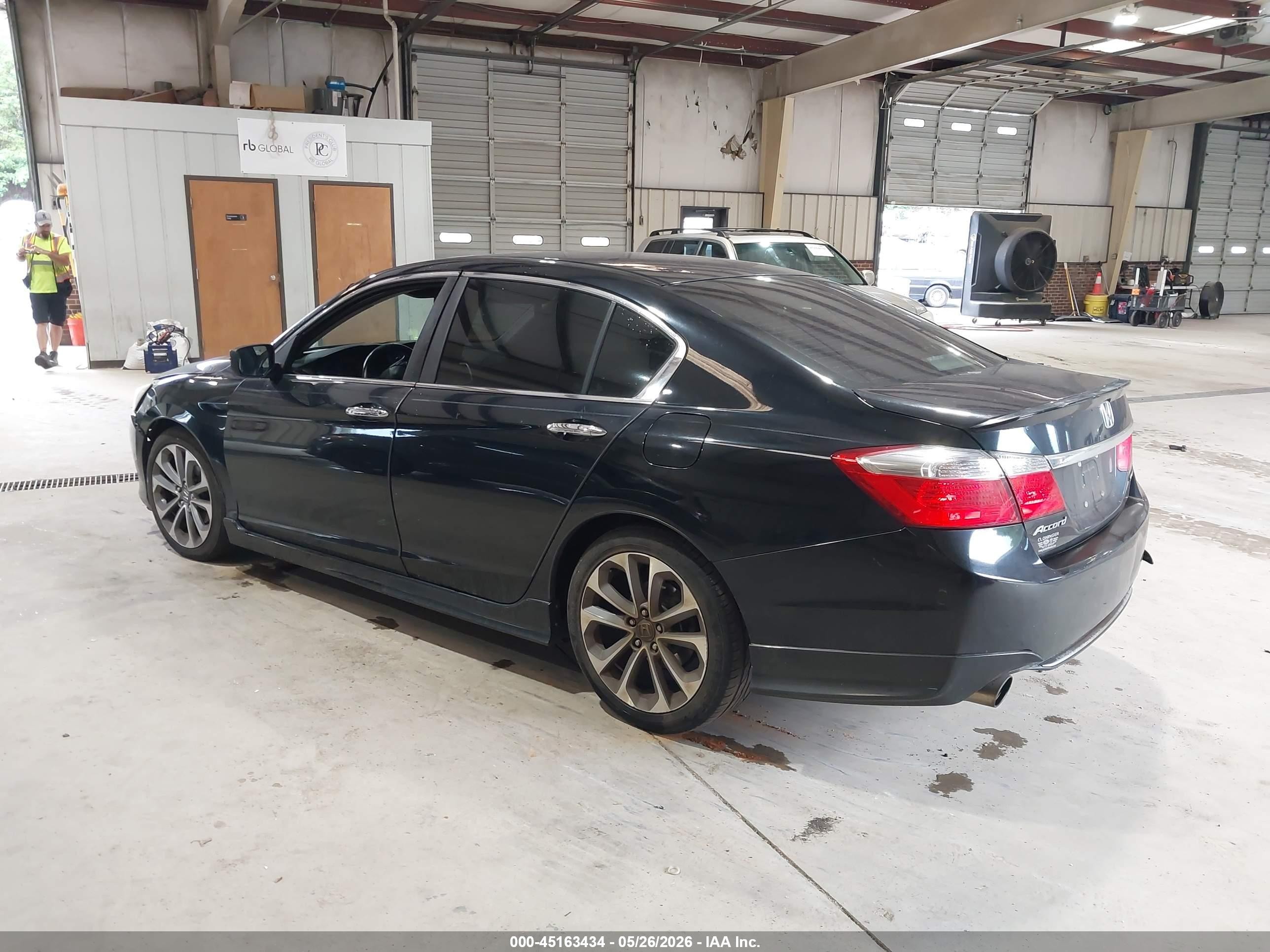 2013 Honda Accord Sport Black vin: 1HGCR2F54DA248562