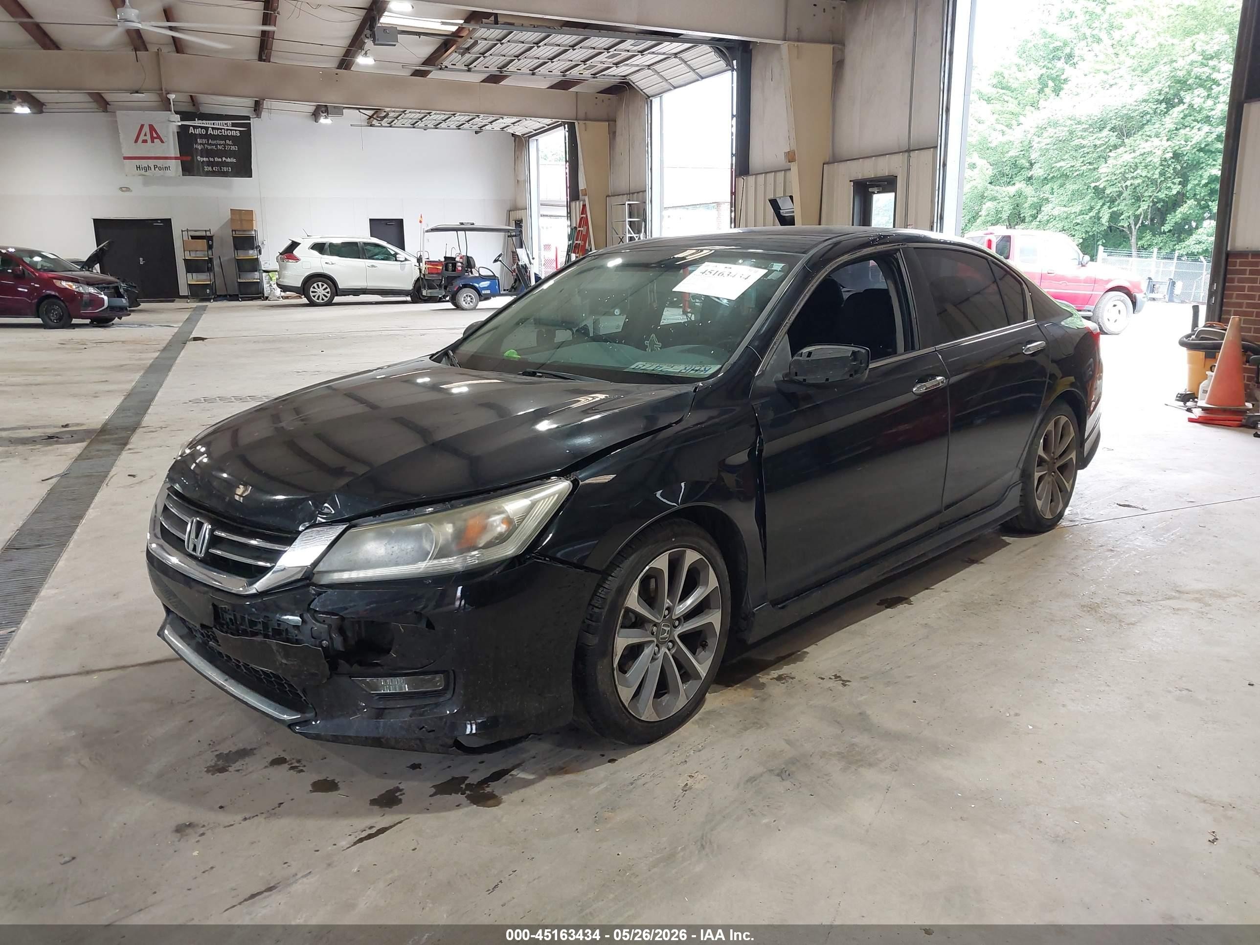 2013 Honda Accord Sport Black vin: 1HGCR2F54DA248562