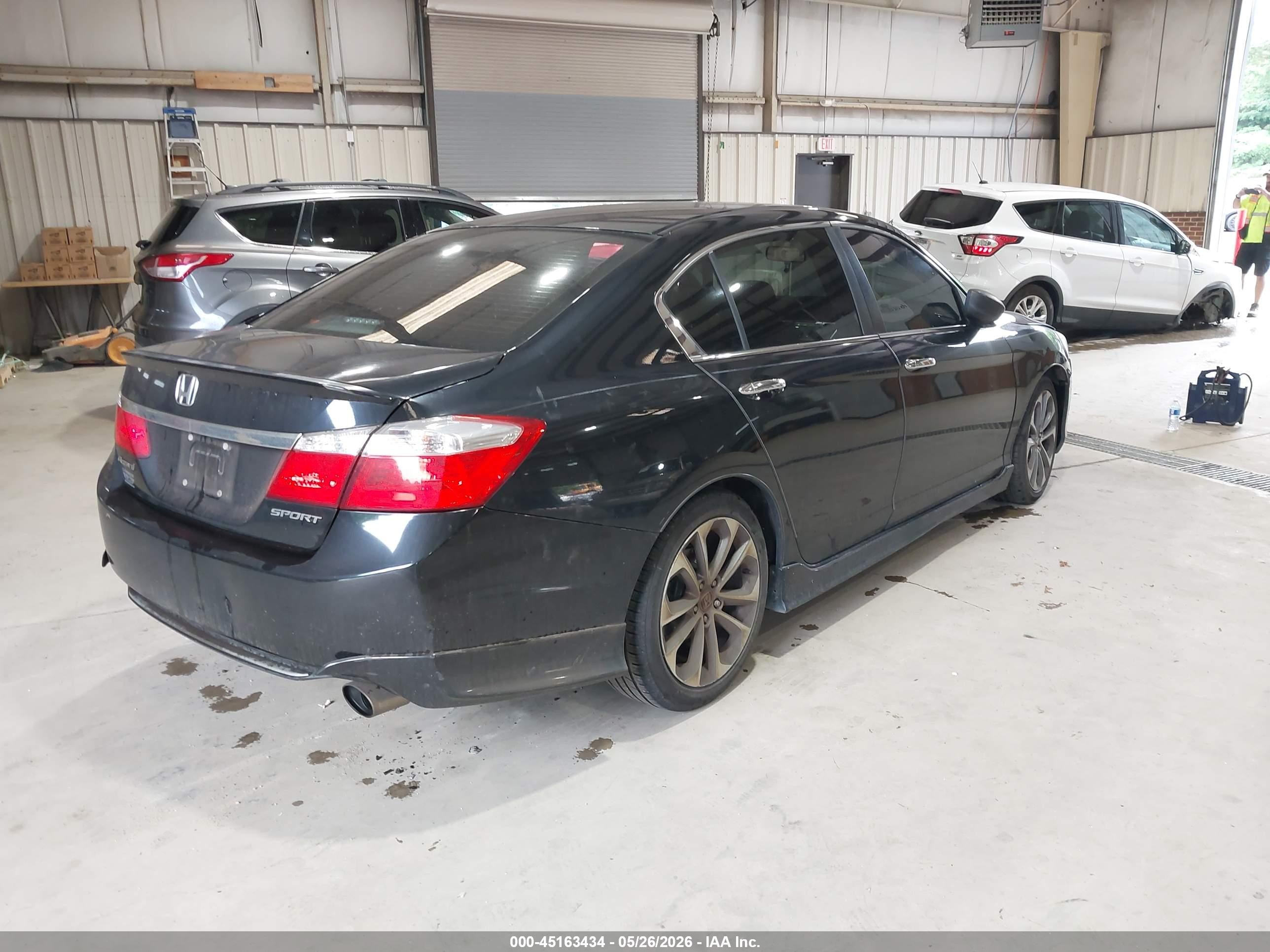 2013 Honda Accord Sport Black vin: 1HGCR2F54DA248562