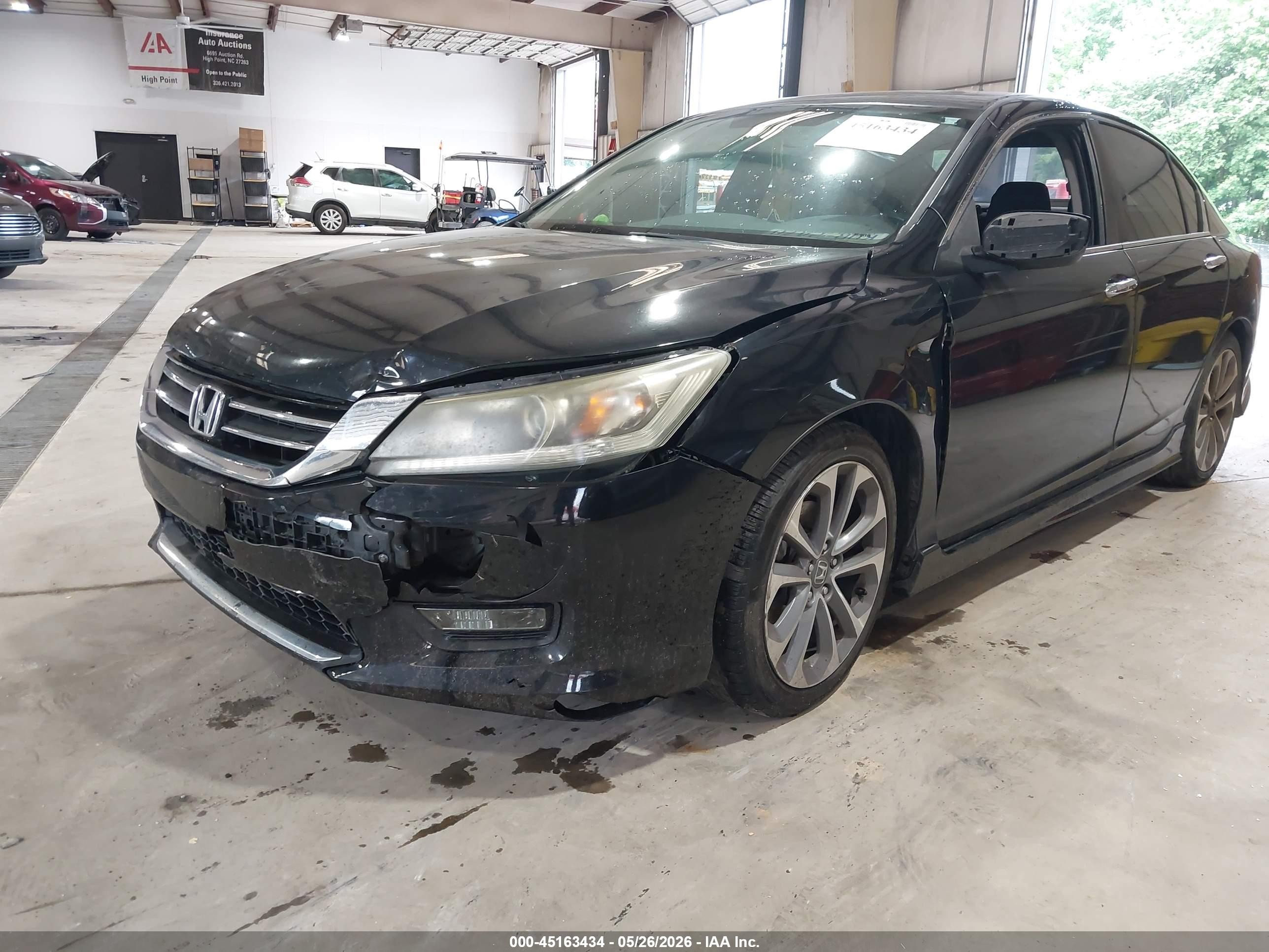 2013 Honda Accord Sport Black vin: 1HGCR2F54DA248562