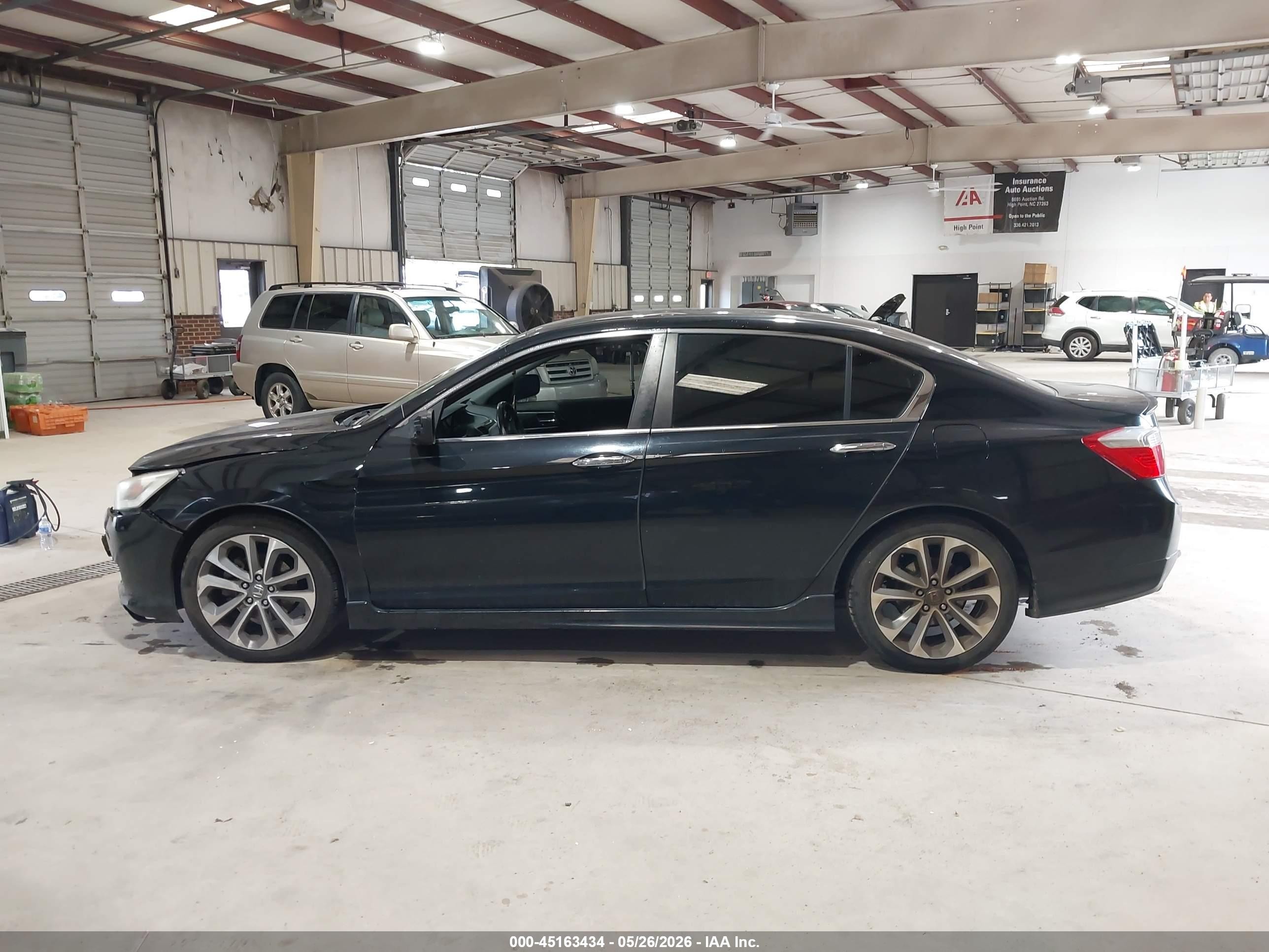 2013 Honda Accord Sport Black vin: 1HGCR2F54DA248562