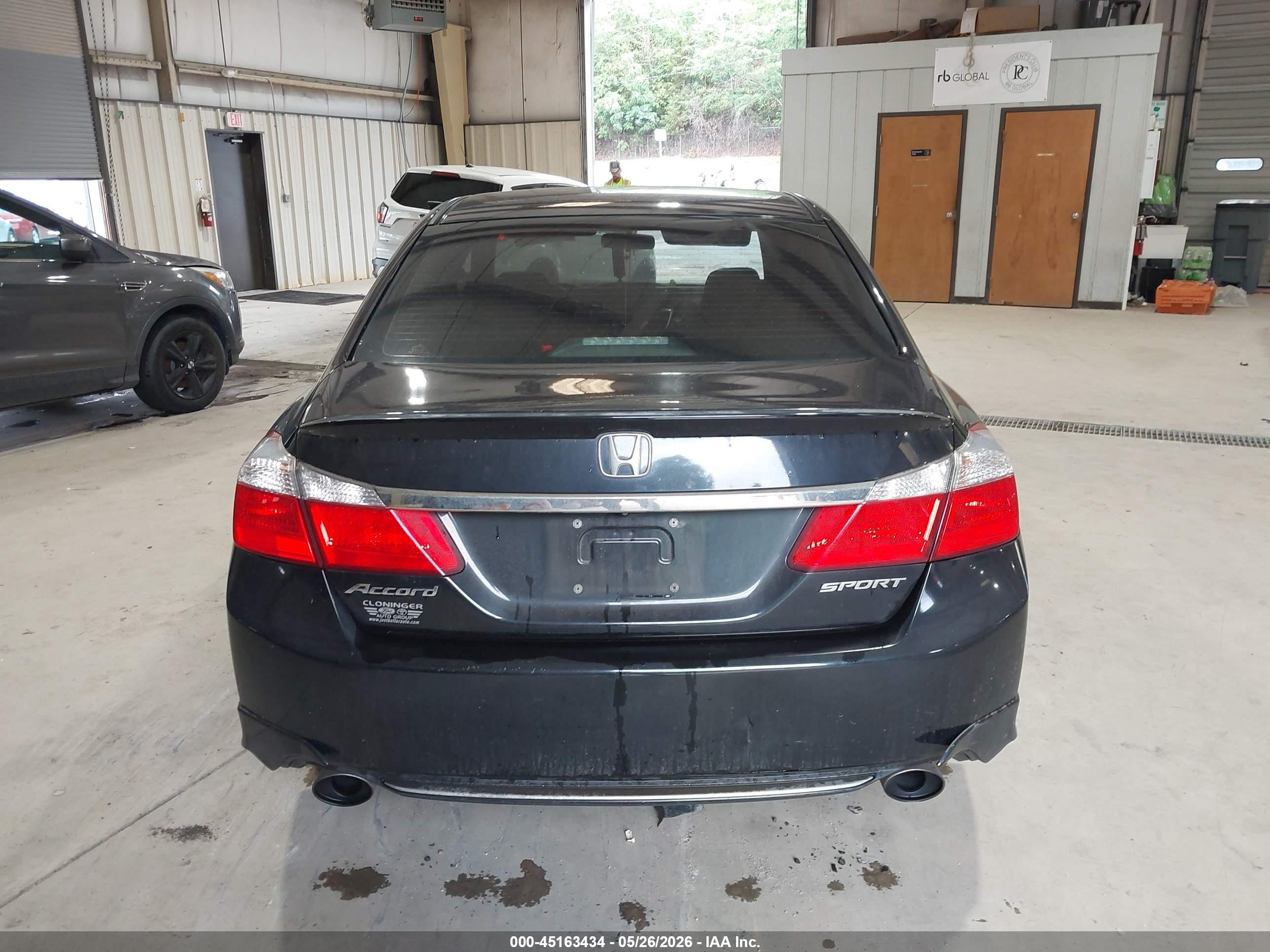 2013 Honda Accord Sport Black vin: 1HGCR2F54DA248562