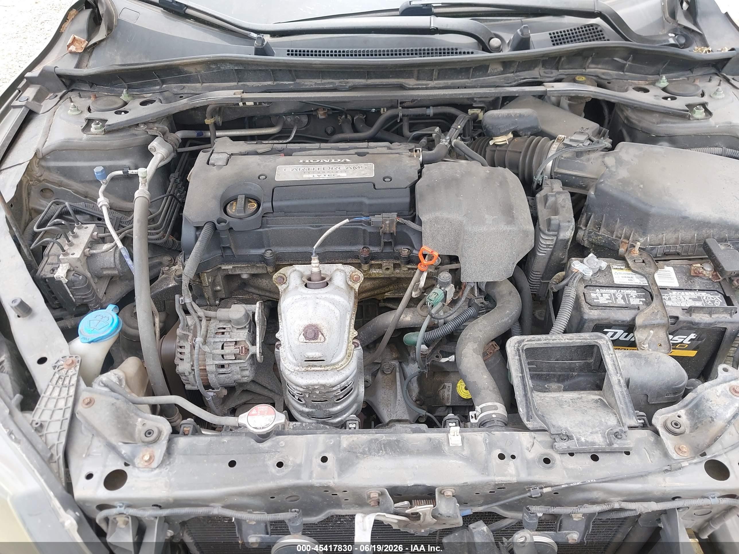 2013 Honda Accord Sport Gray vin: 1HGCR2F54DA265698