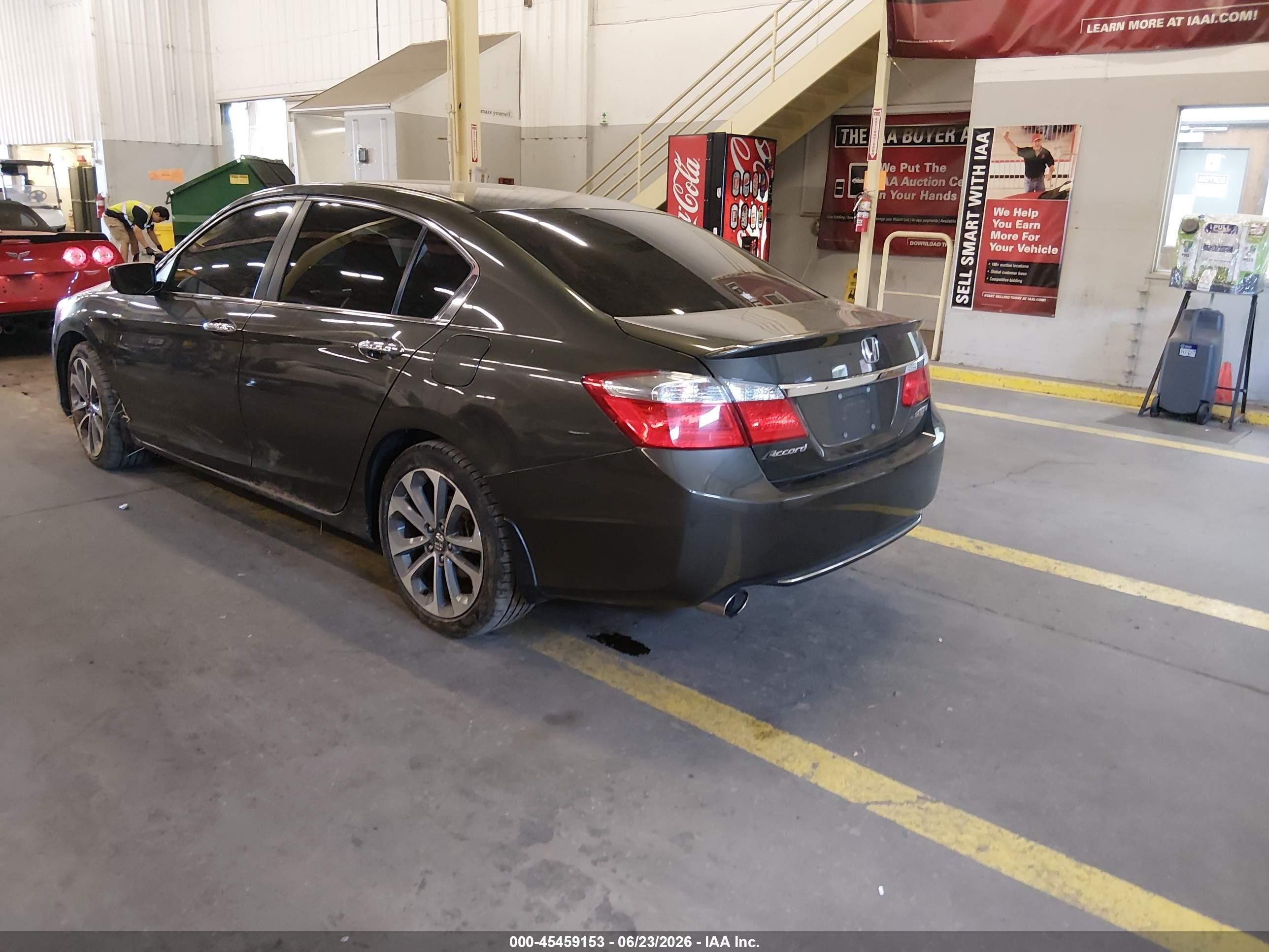 2013 Honda Accord Sport Серый vin: 1HGCR2F54DA265720