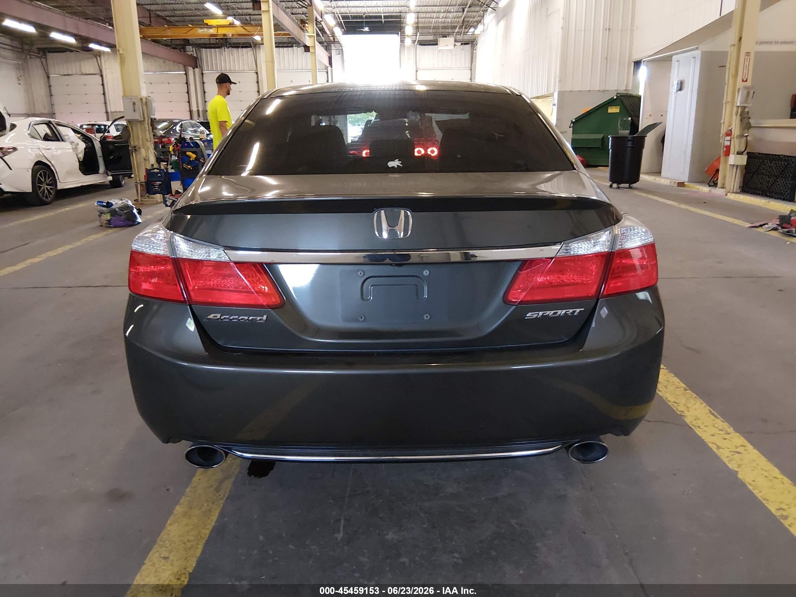 2013 Honda Accord Sport Серый vin: 1HGCR2F54DA265720