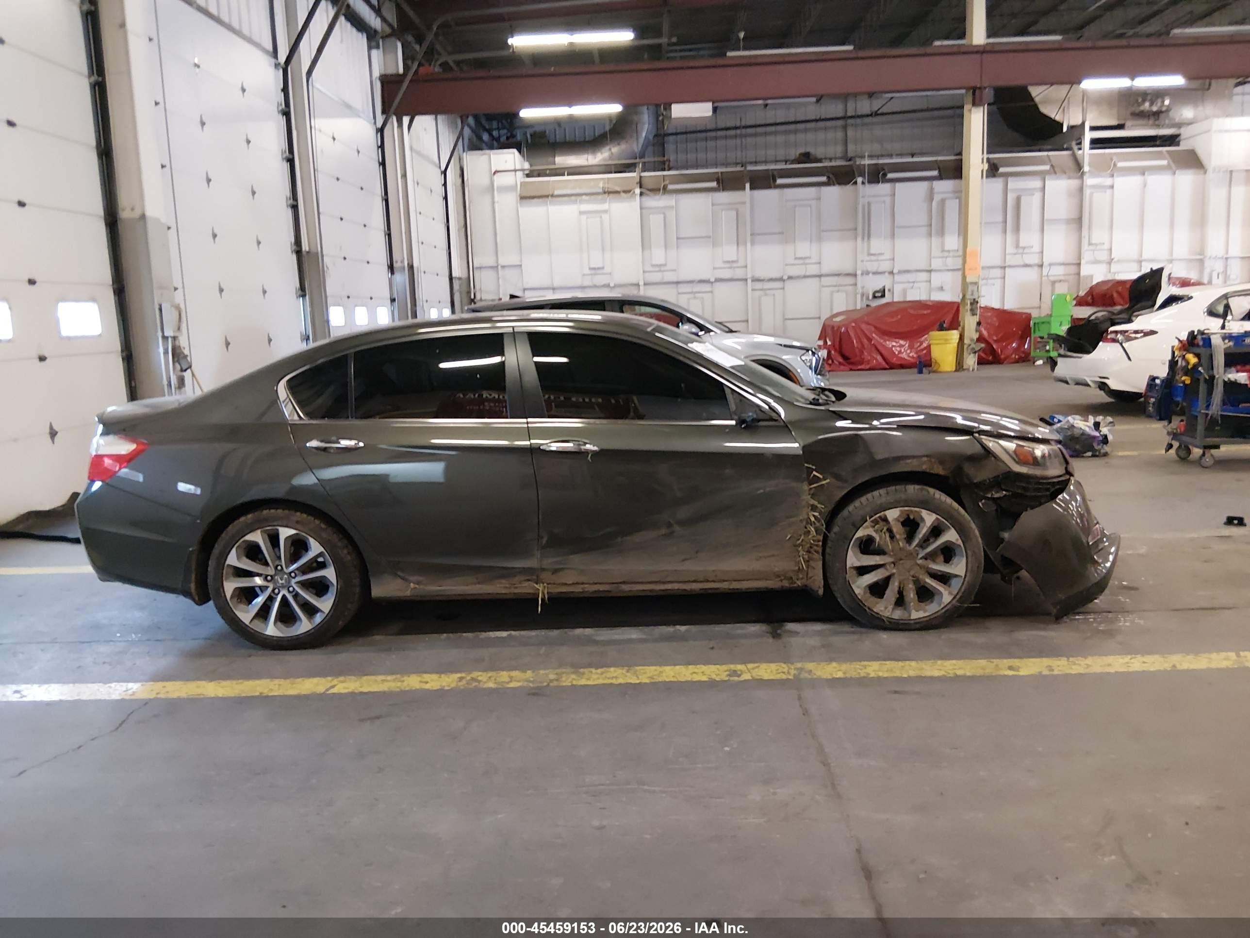 2013 Honda Accord Sport Серый vin: 1HGCR2F54DA265720