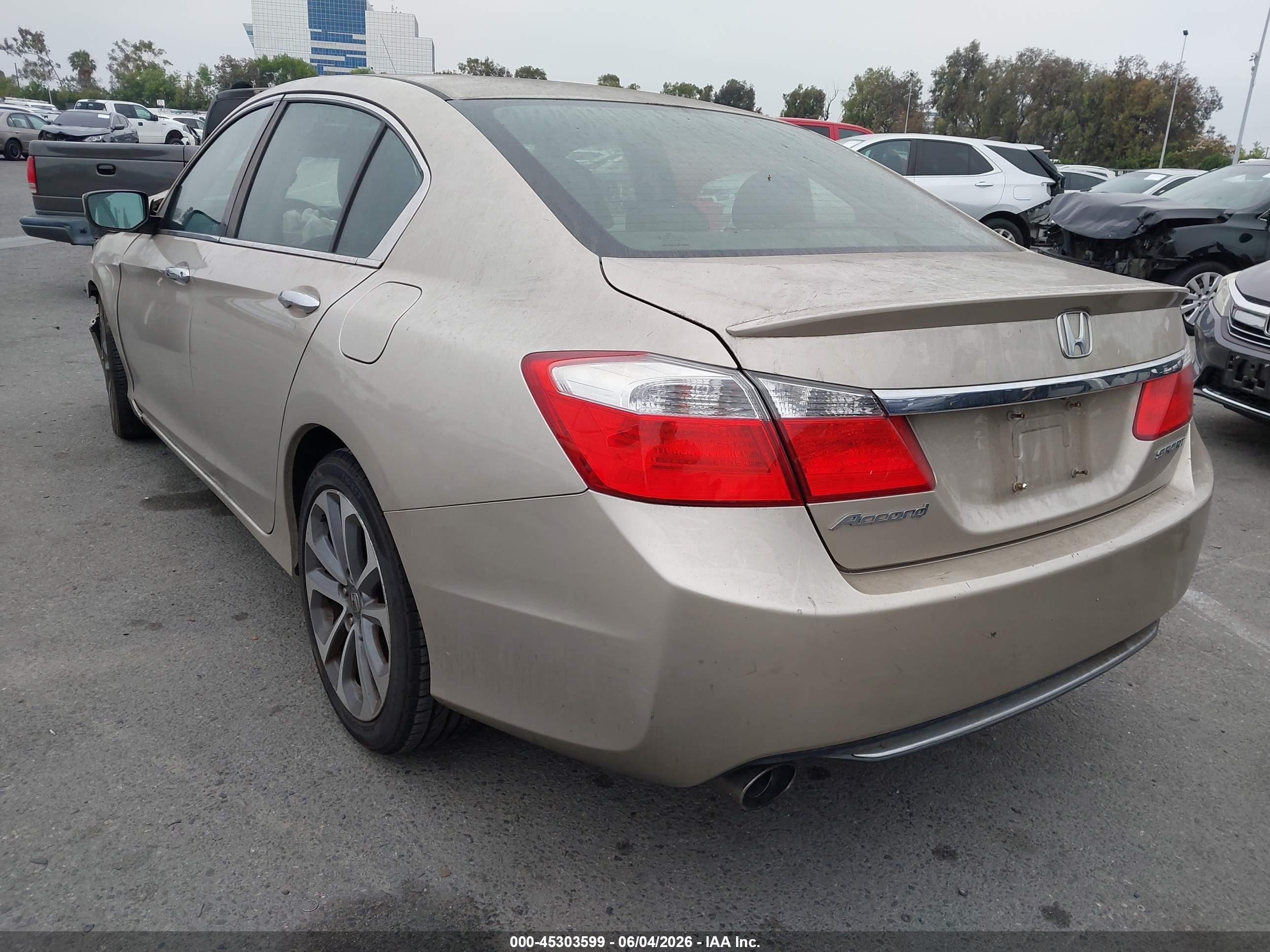 2013 Honda Accord Sport Gold vin: 1HGCR2F54DA266401