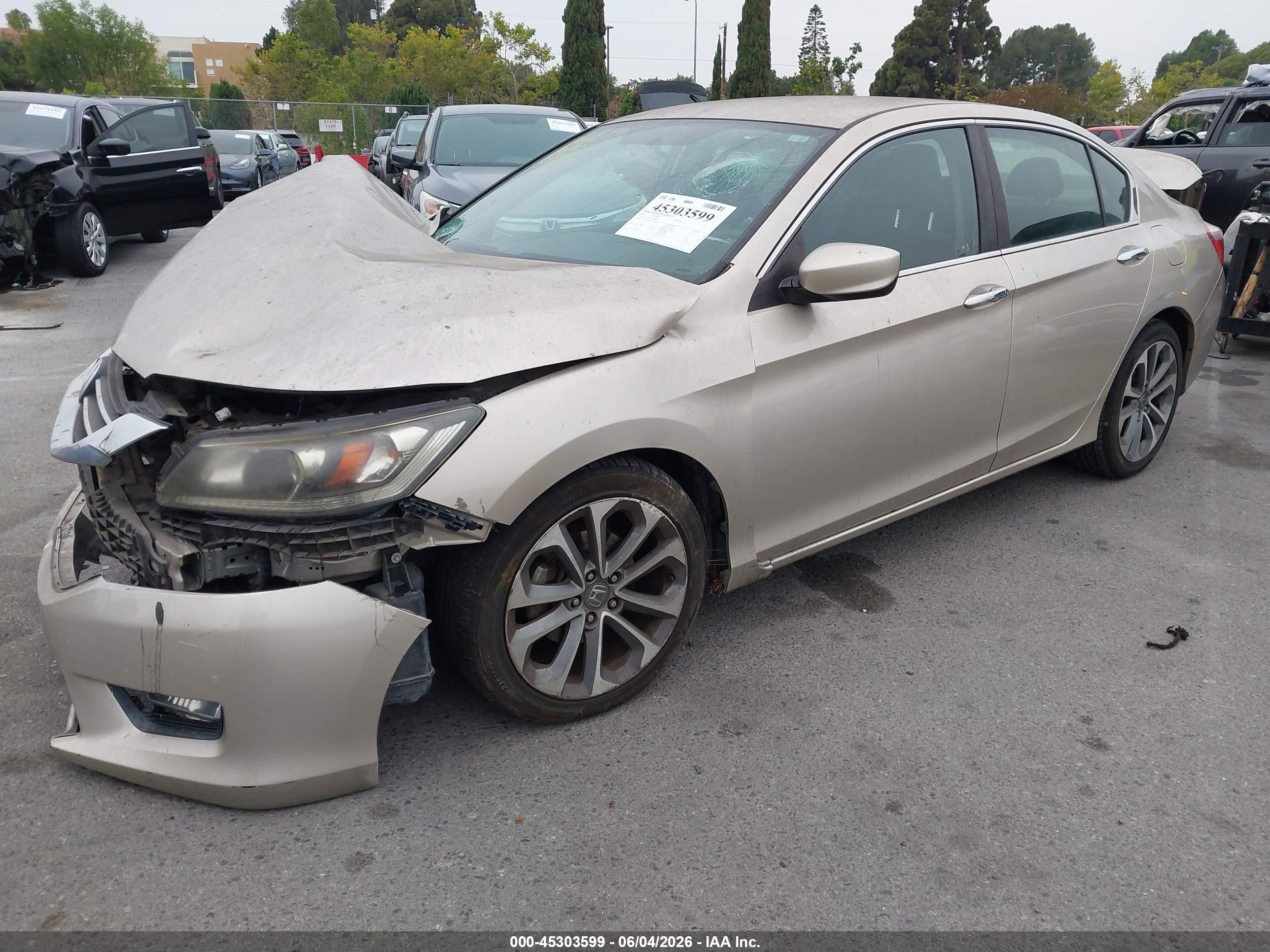 2013 Honda Accord Sport Gold vin: 1HGCR2F54DA266401