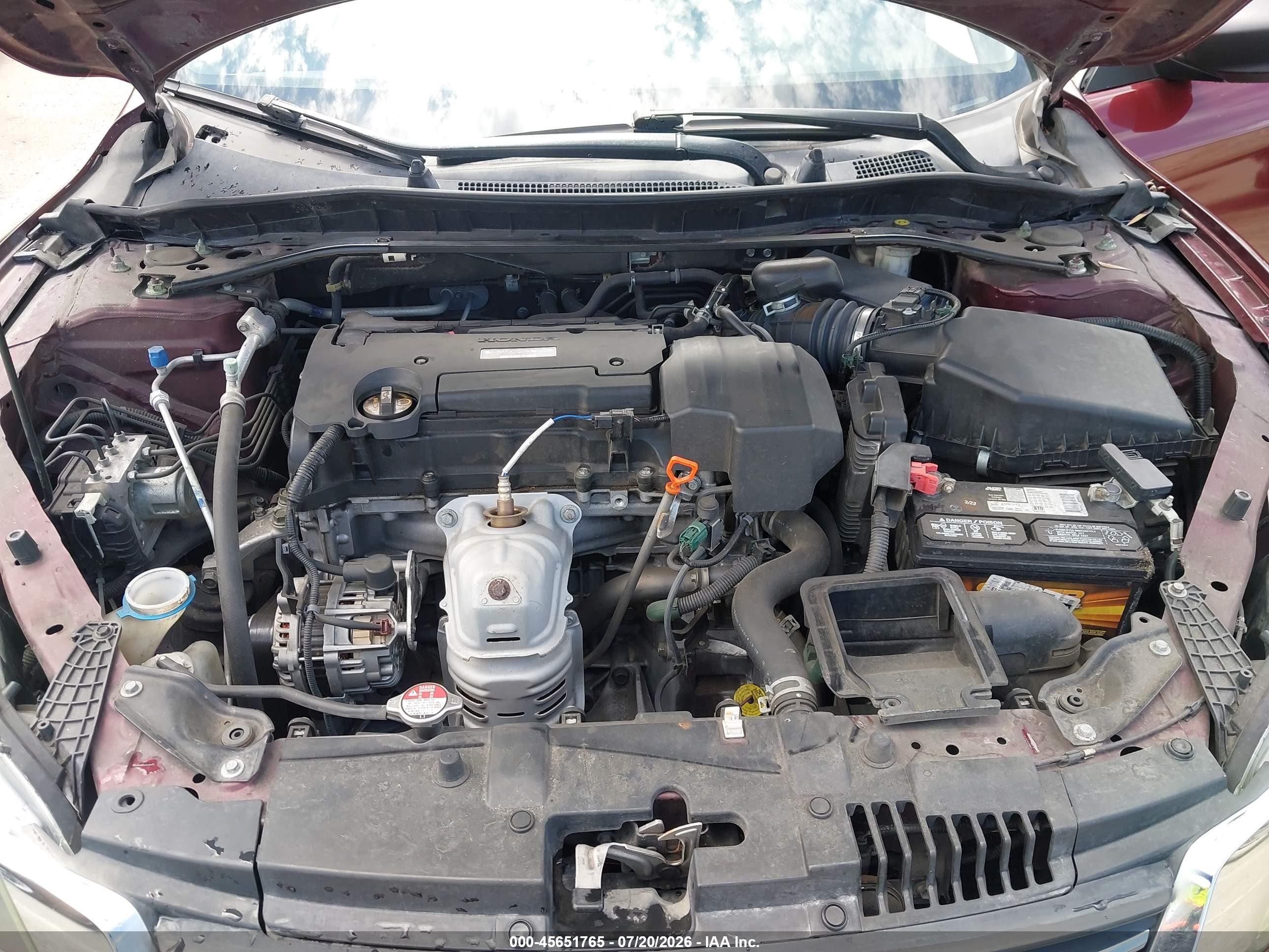 2013 Honda Accord Sport Burgundy vin: 1HGCR2F54DA272070