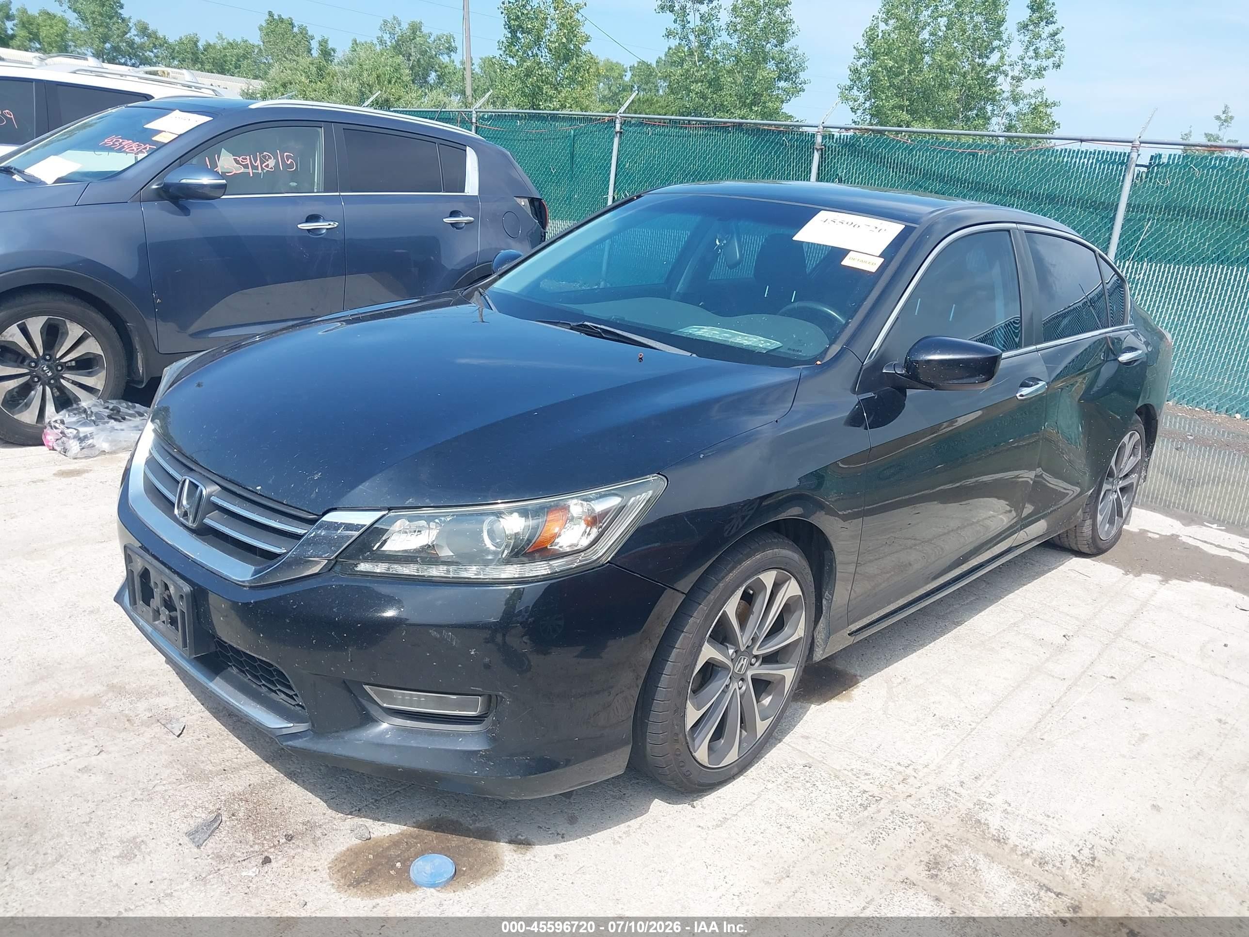 2013 Honda Accord Sport Black vin: 1HGCR2F54DA273753