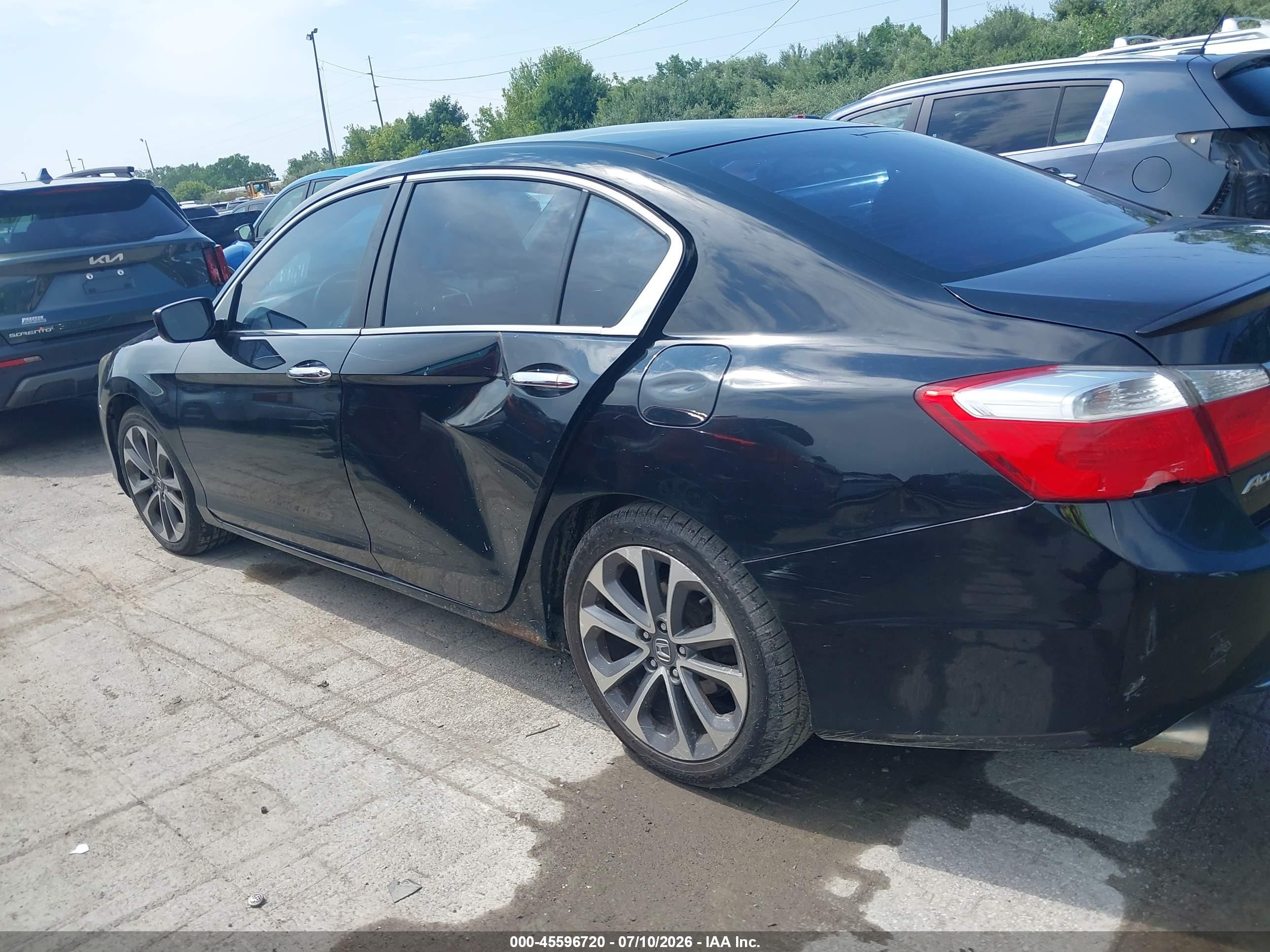 2013 Honda Accord Sport Black vin: 1HGCR2F54DA273753