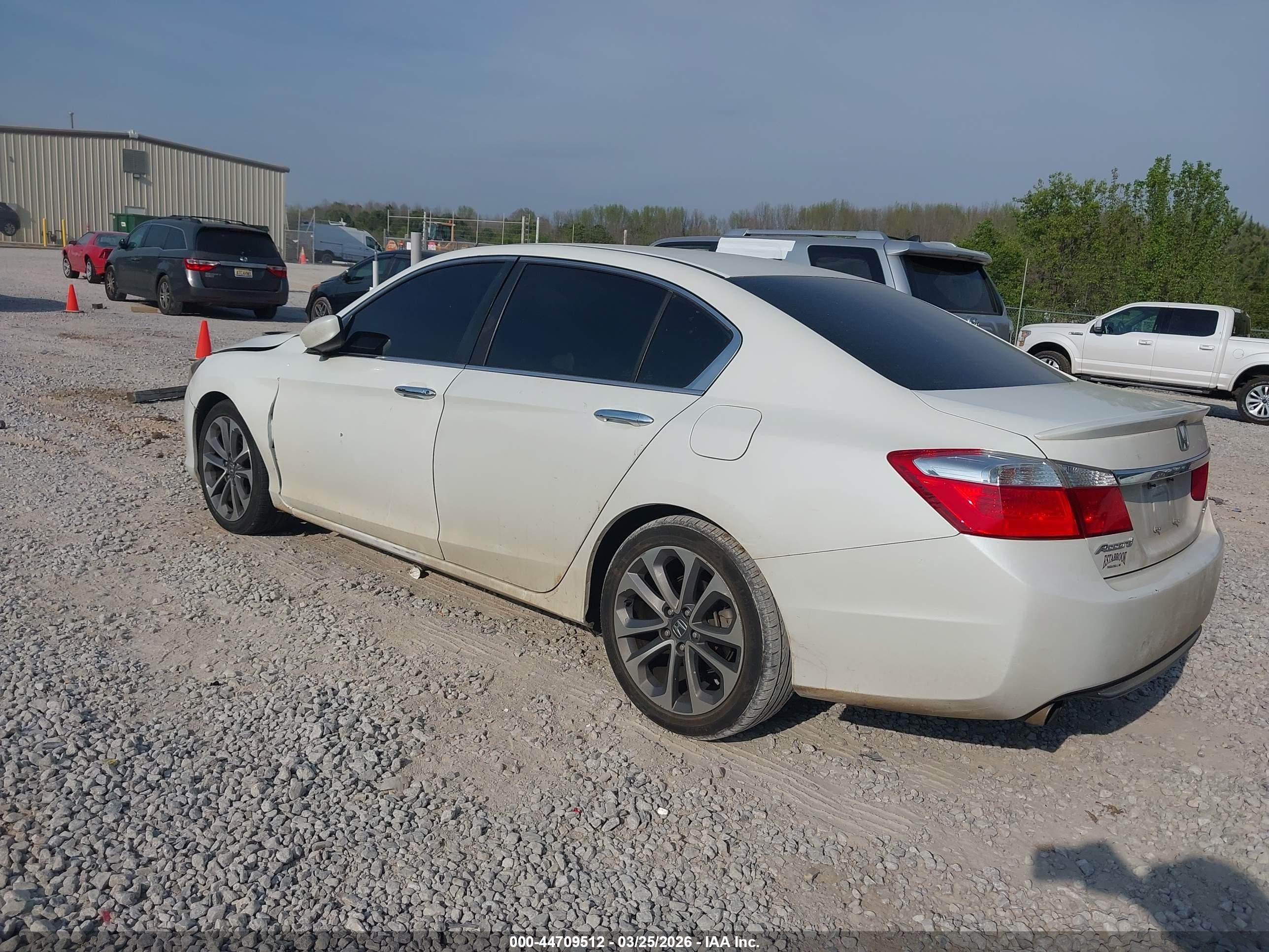 2013 Honda Accord Sport White vin: 1HGCR2F54DA274336