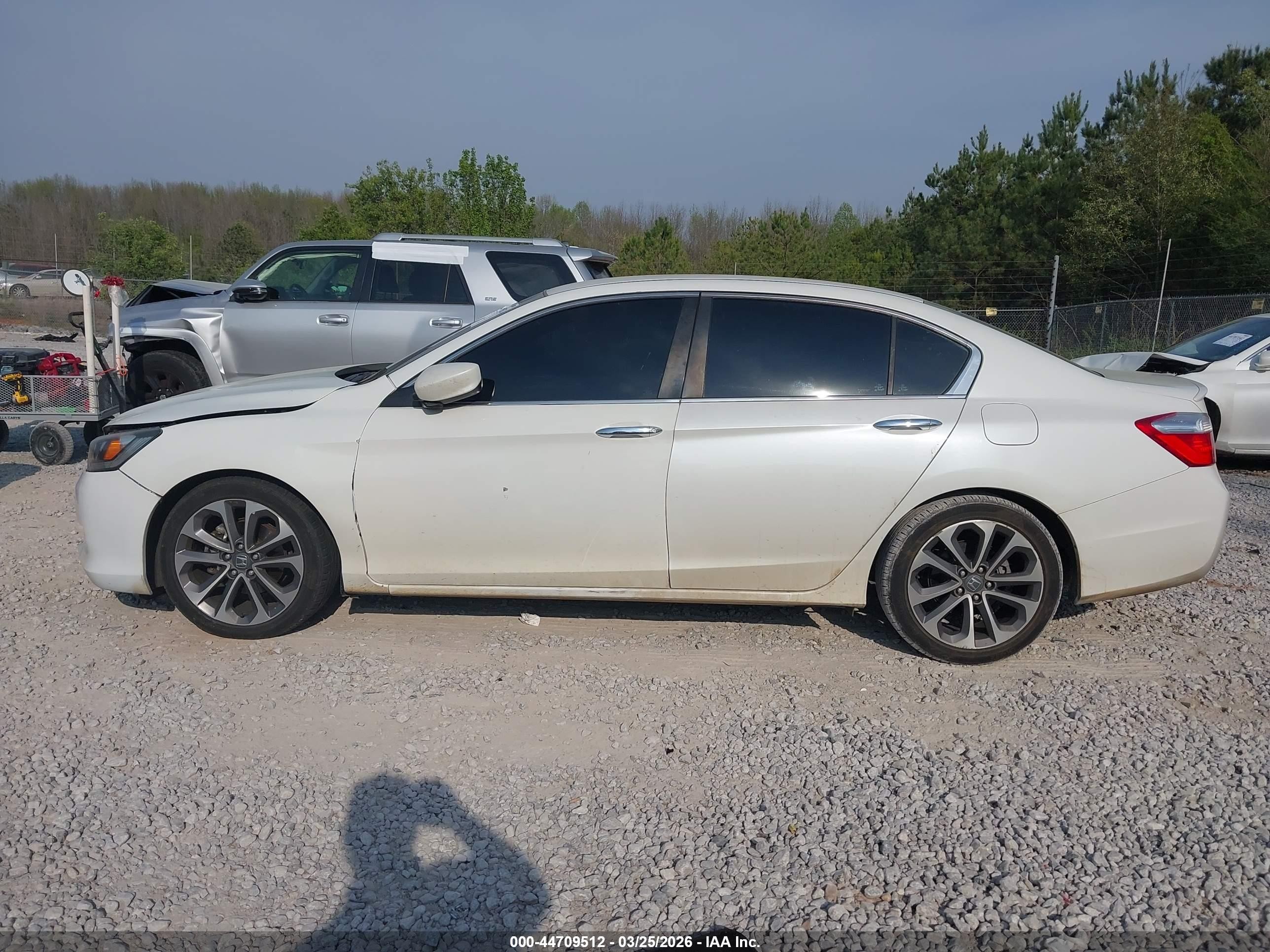 2013 Honda Accord Sport White vin: 1HGCR2F54DA274336