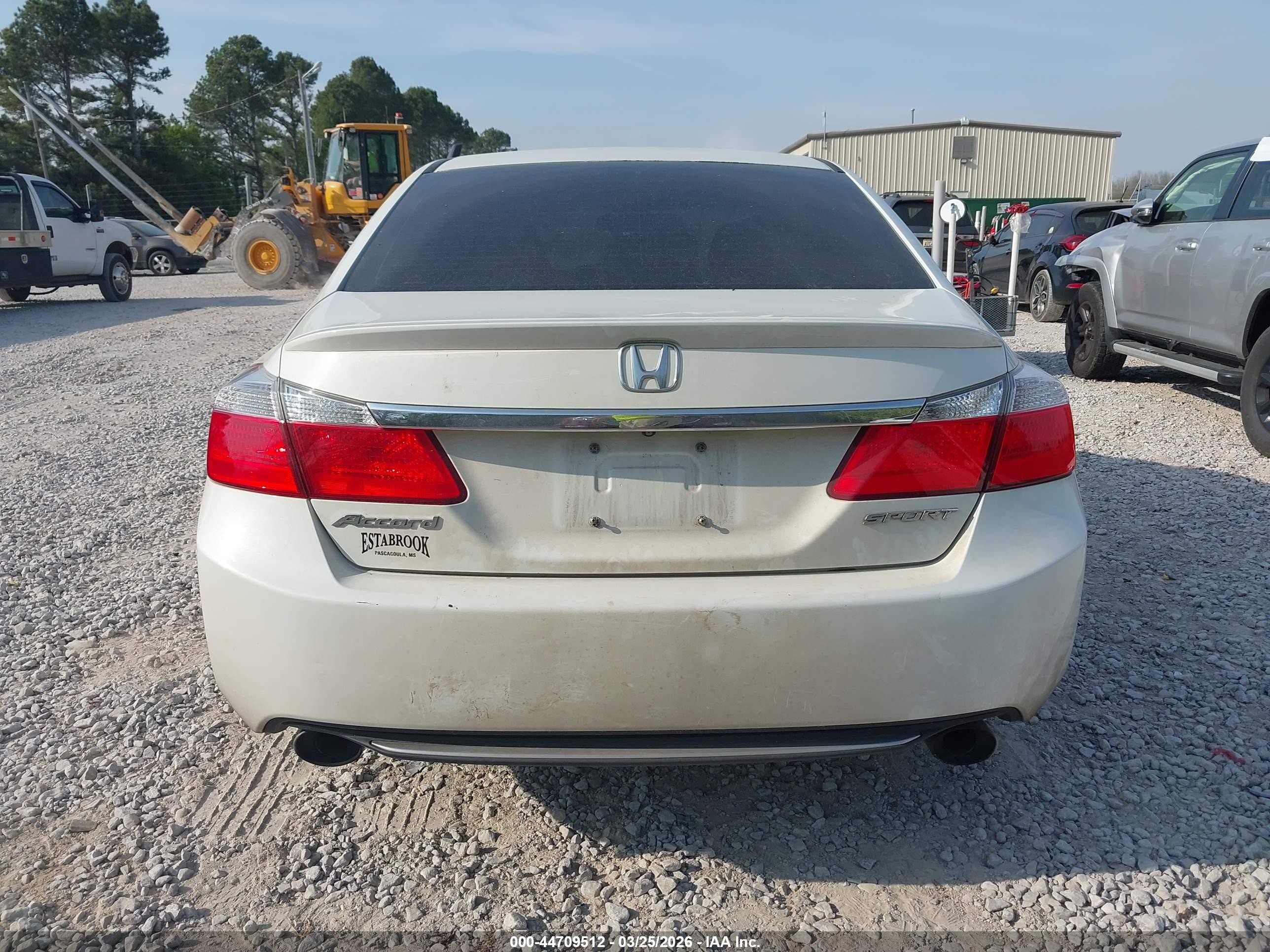2013 Honda Accord Sport White vin: 1HGCR2F54DA274336