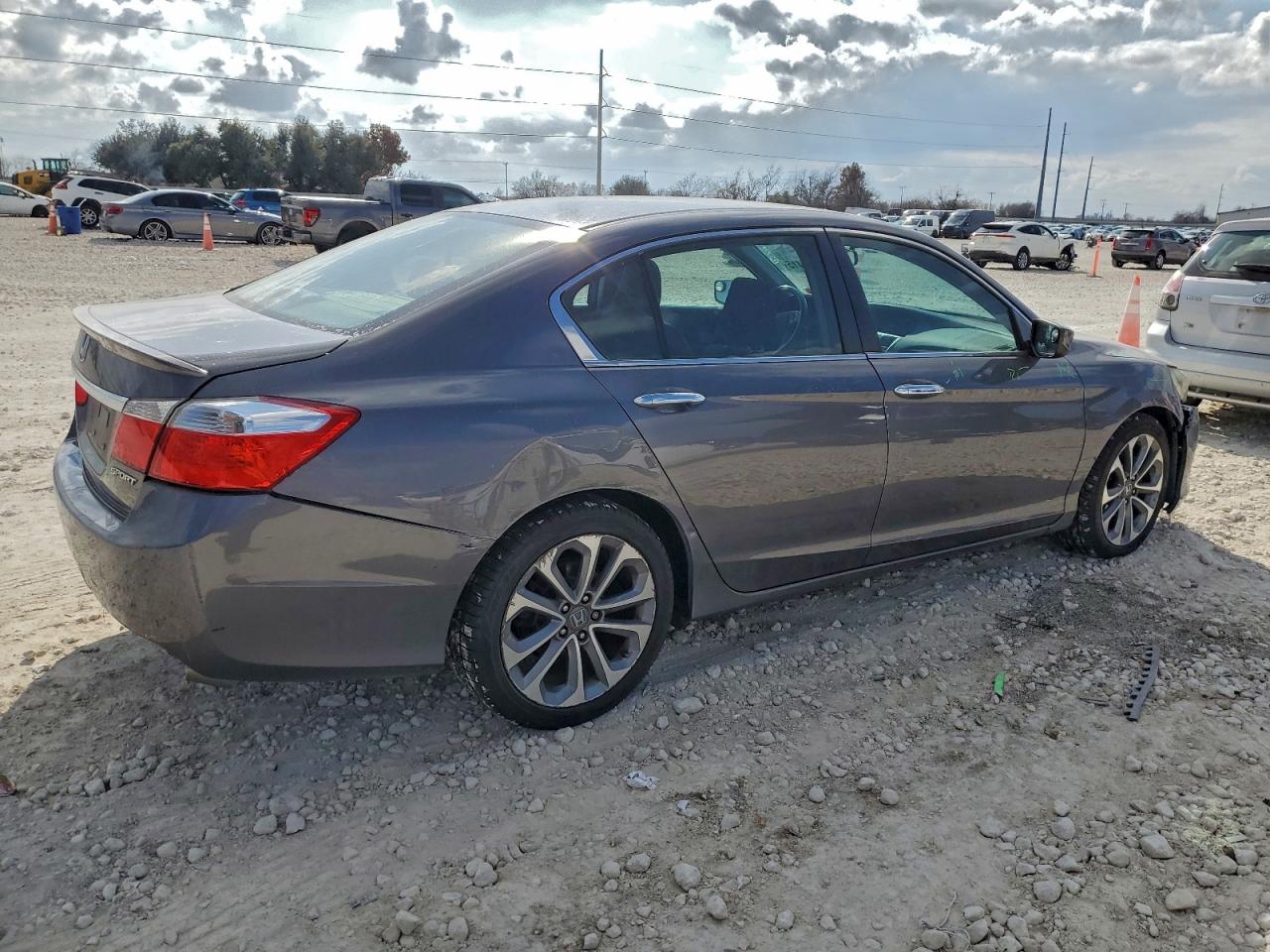 2013 Honda Accord Sport Gray vin: 1HGCR2F54DA283800