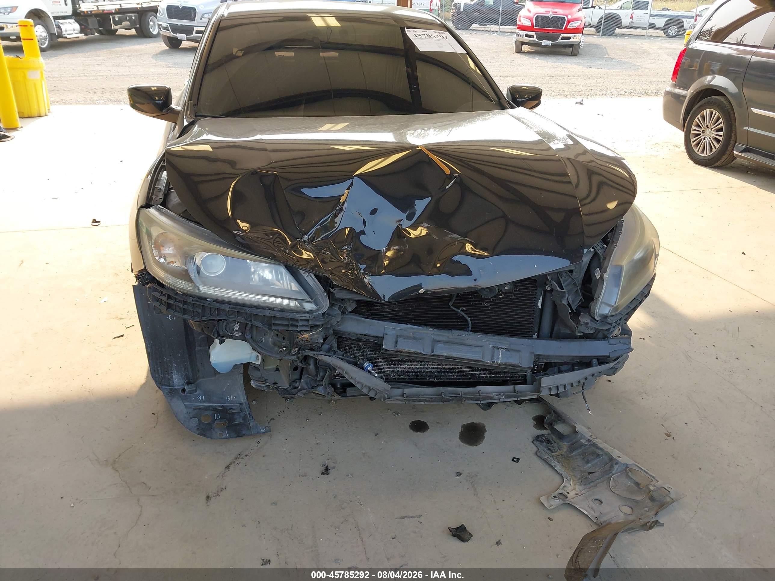 2014 Honda Accord Sport Черный vin: 1HGCR2F54EA005254