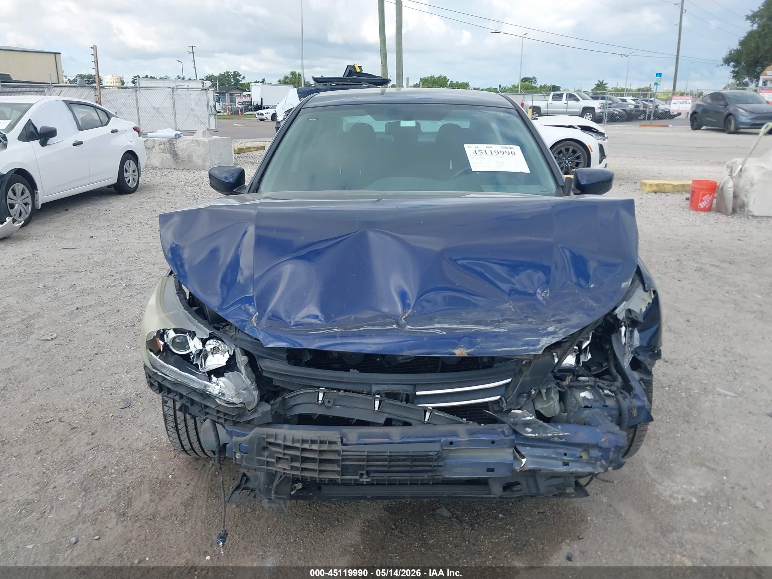 2014 Honda Accord Sport Navy vin: 1HGCR2F54EA014844