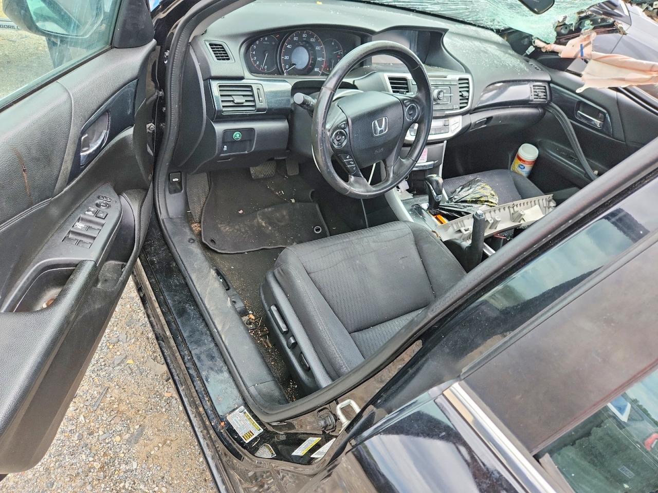 2014 Honda Accord Sport Черный vin: 1HGCR2F54EA037797
