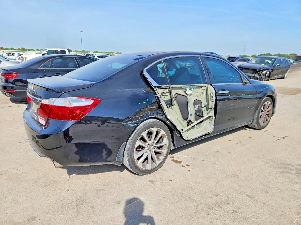 2014 Honda Accord Sport Black vin: 1HGCR2F54EA066412