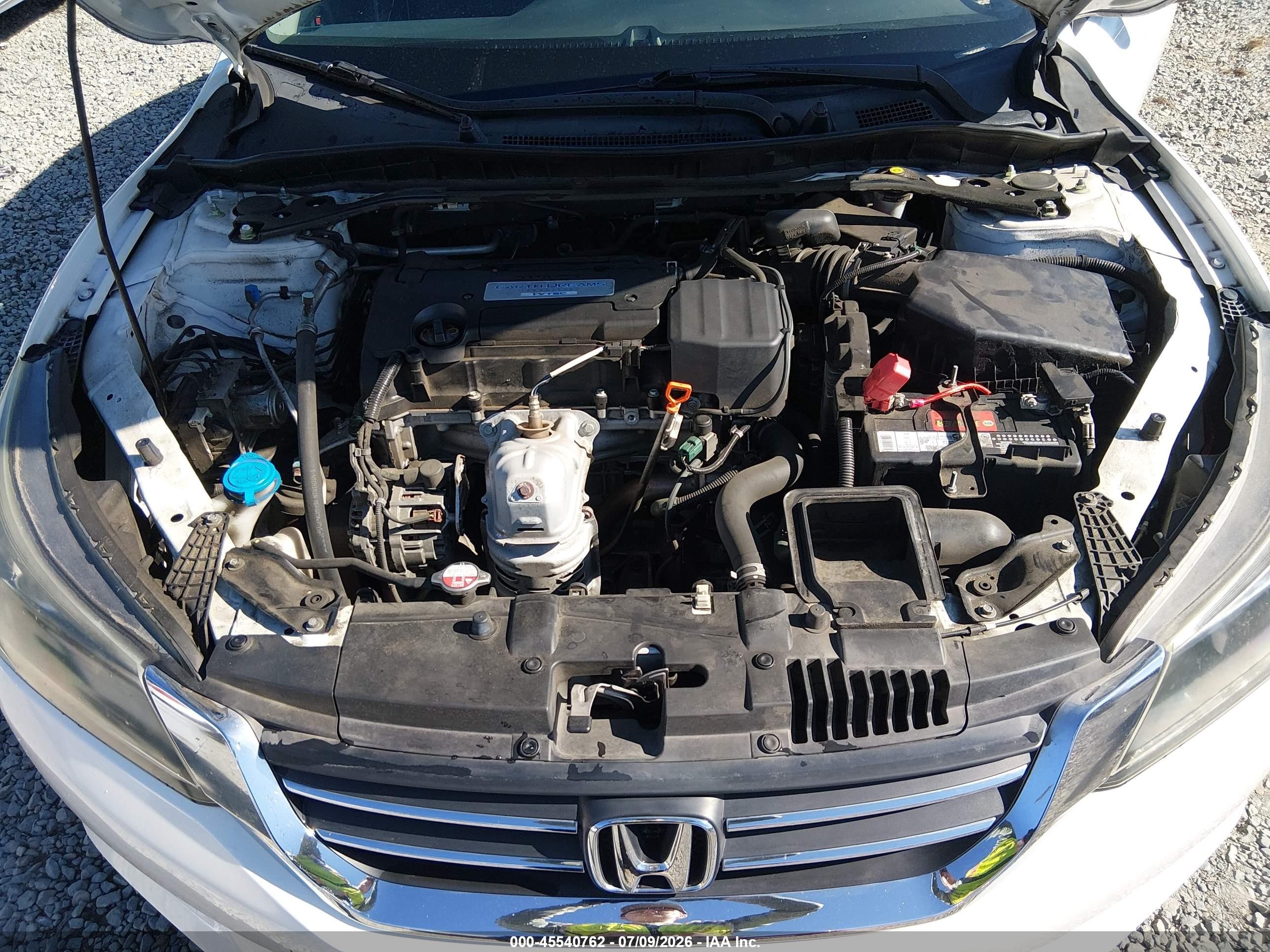 2014 Honda Accord Sport White vin: 1HGCR2F54EA068418