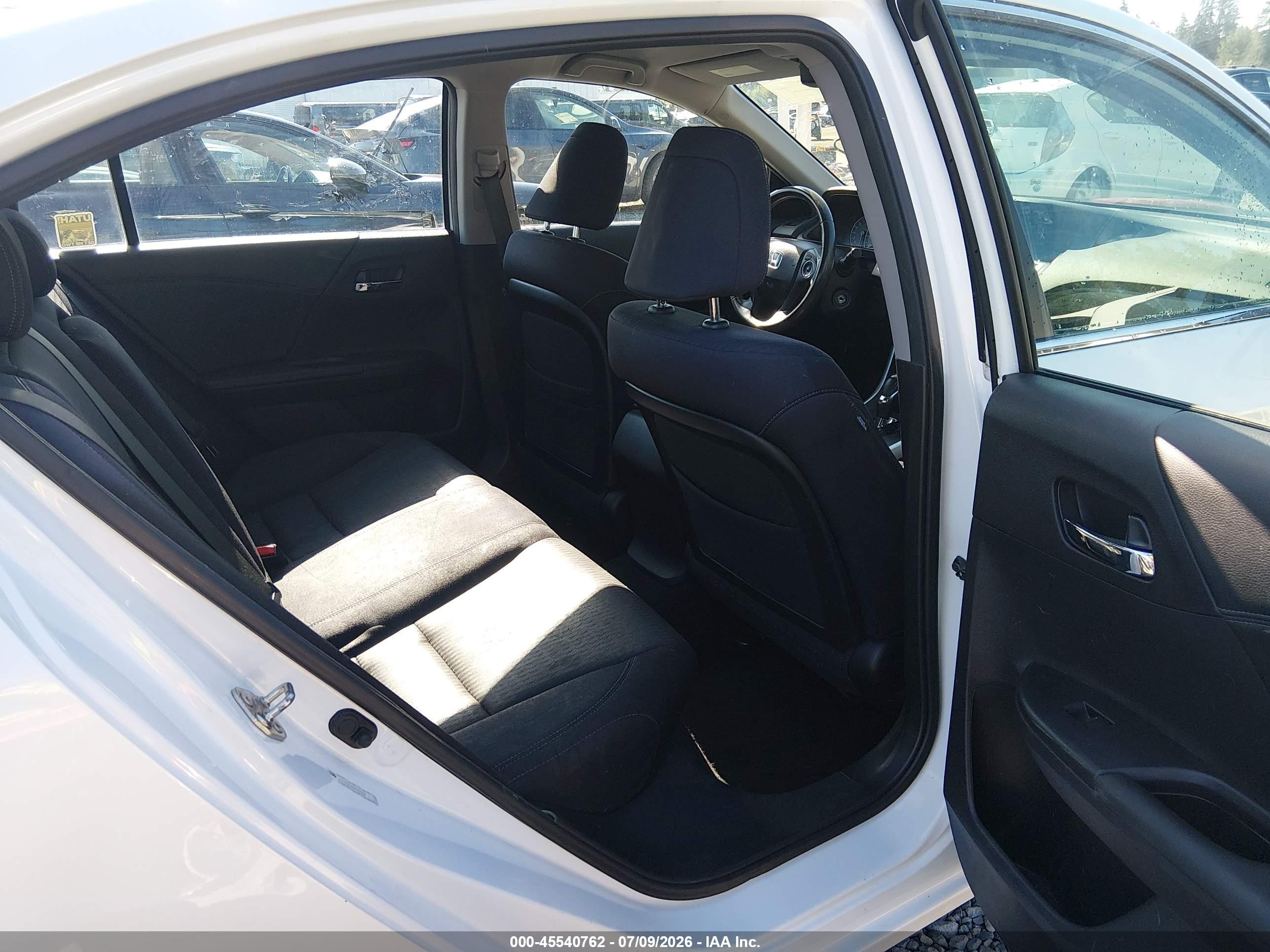 2014 Honda Accord Sport White vin: 1HGCR2F54EA068418