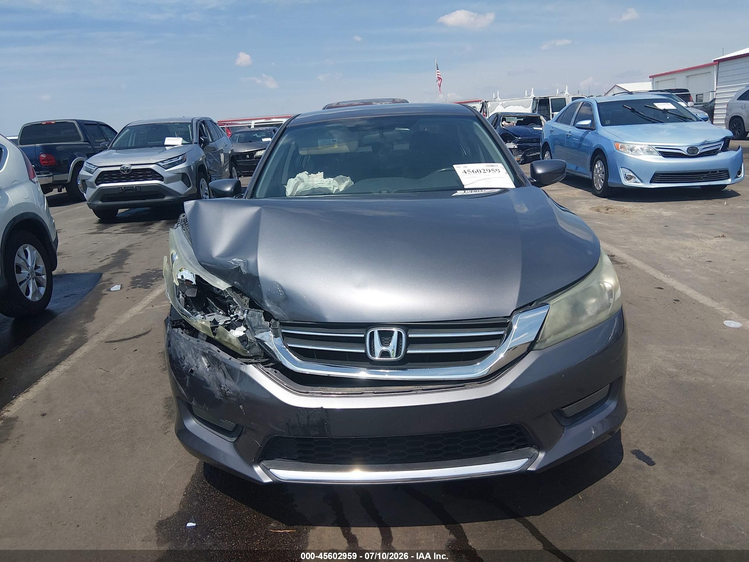 2014 Honda Accord Sport Серый vin: 1HGCR2F54EA083789